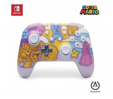 PowerA Enhanced Wireless Controller - Mushroom Kingdom Pop Art (Nintendo Switch)