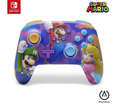 PowerA Enhanced Wireless Controller - Color Splash Heroes Nintendo Switch)