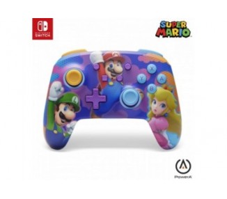 PowerA Enhanced Wireless Controller - Color Splash Heroes Nintendo Switch)