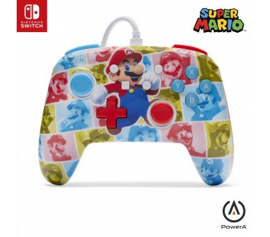 PowerA Enhanced Wired Controller - Mario Hero Reel (Nintendo Switch)