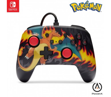 PowerA Enhanced Wired Controller - Charizard Firestorm (Nintendo Switch)