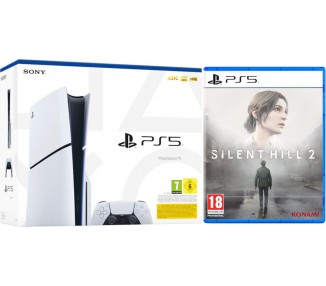 CONSOLA WHITE SLIM EDITION (1TB) + DUALSENSE + SILENT HILL 2