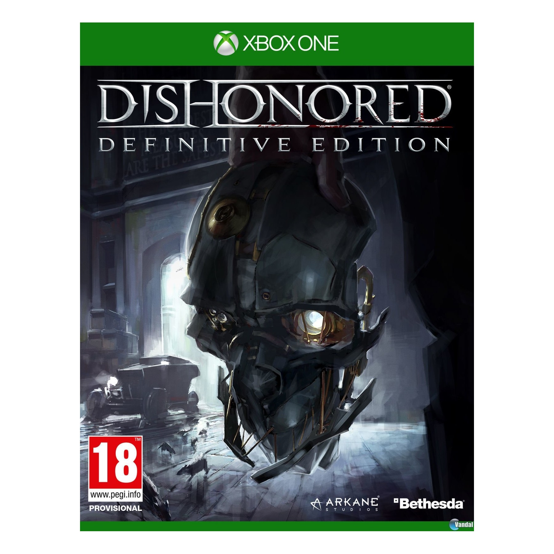 Dishonored, Definitive Edition (AUS) (FR/IT/DE/ES ONLY) Juego para Consola Microsoft XBOX One