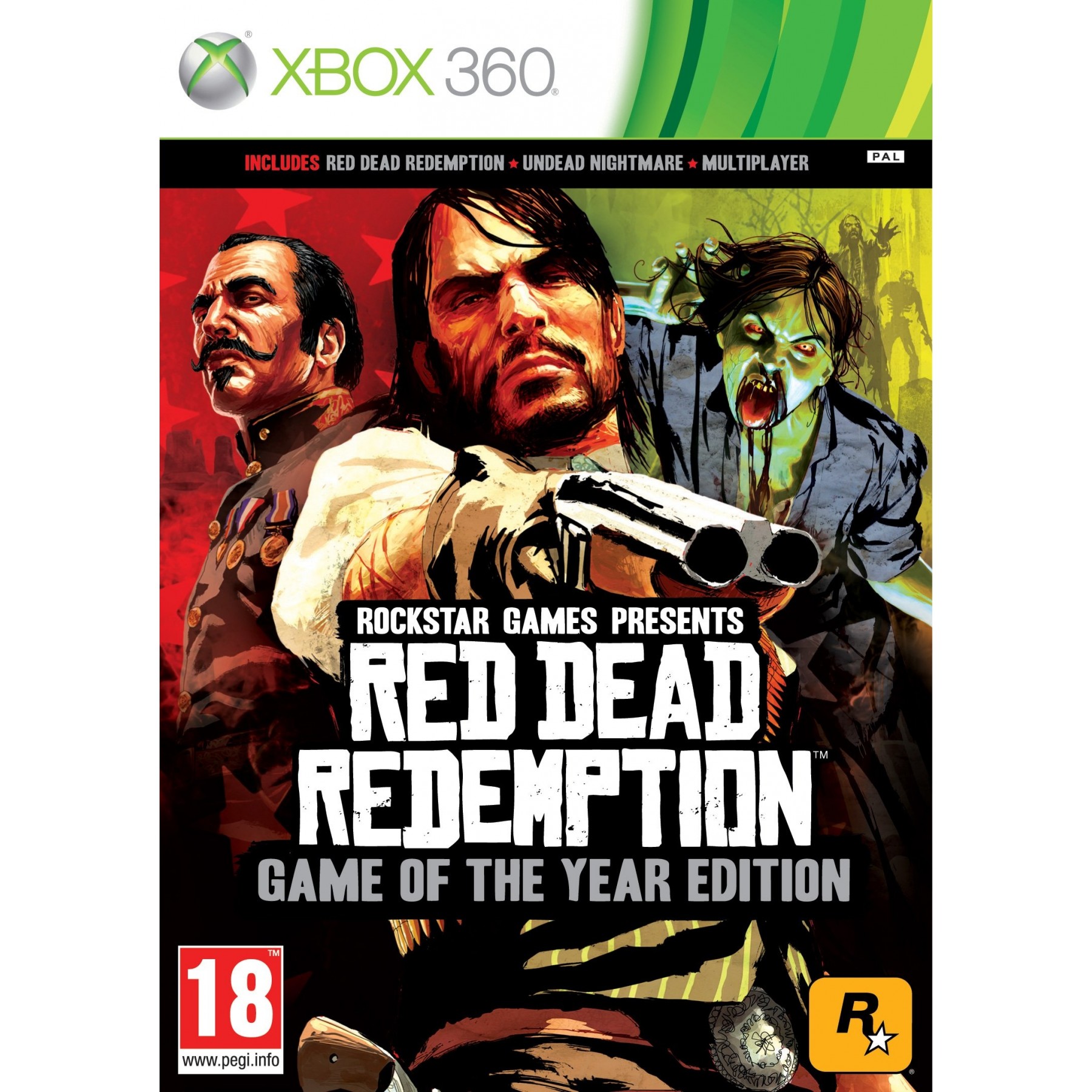 Red Dead Redemption Game of the Year Juego para Consola Microsoft XBOX 360