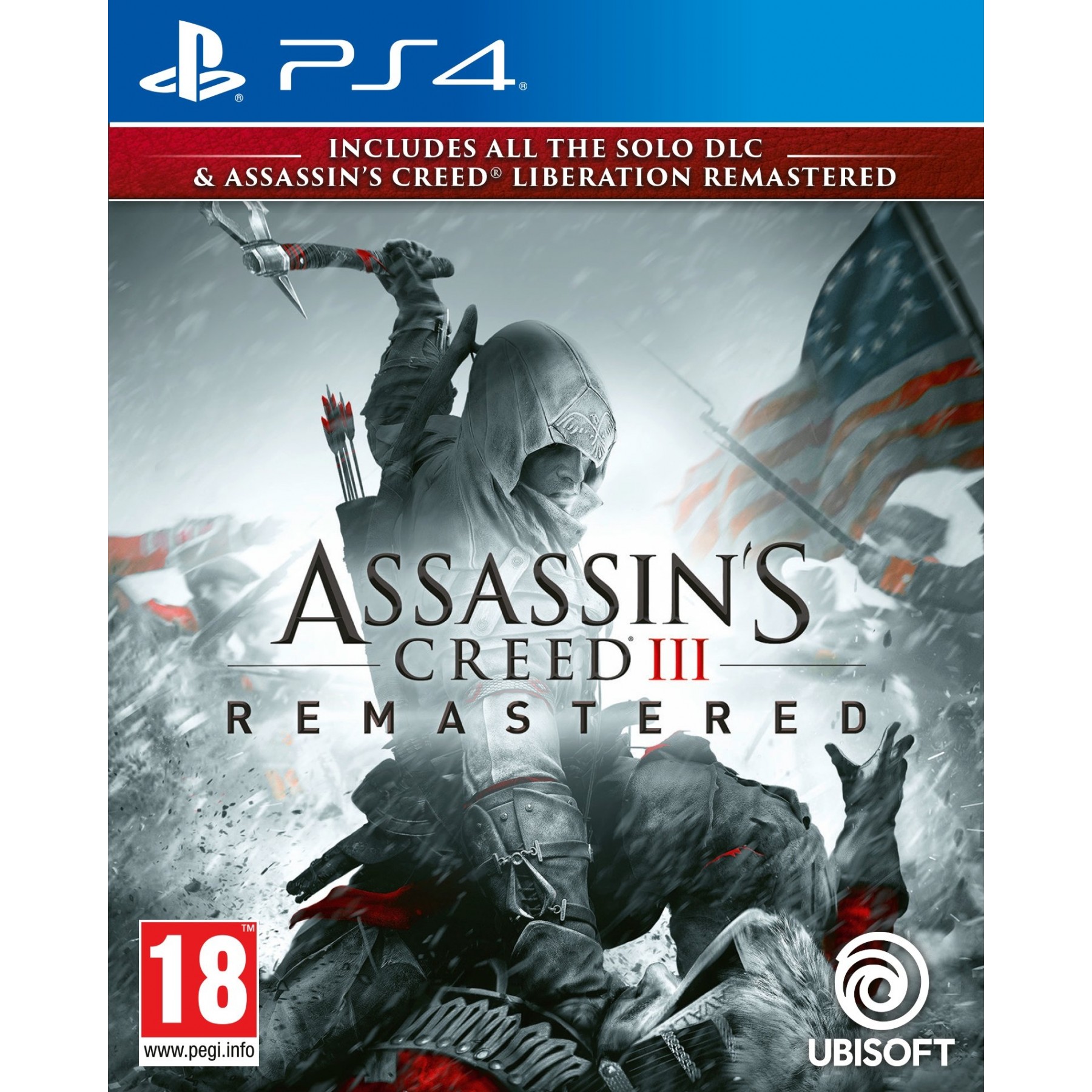 Assassin's Creed III (3) + Liberation HD Remaster Juego para Consola Sony PlayStation 4 , PS4