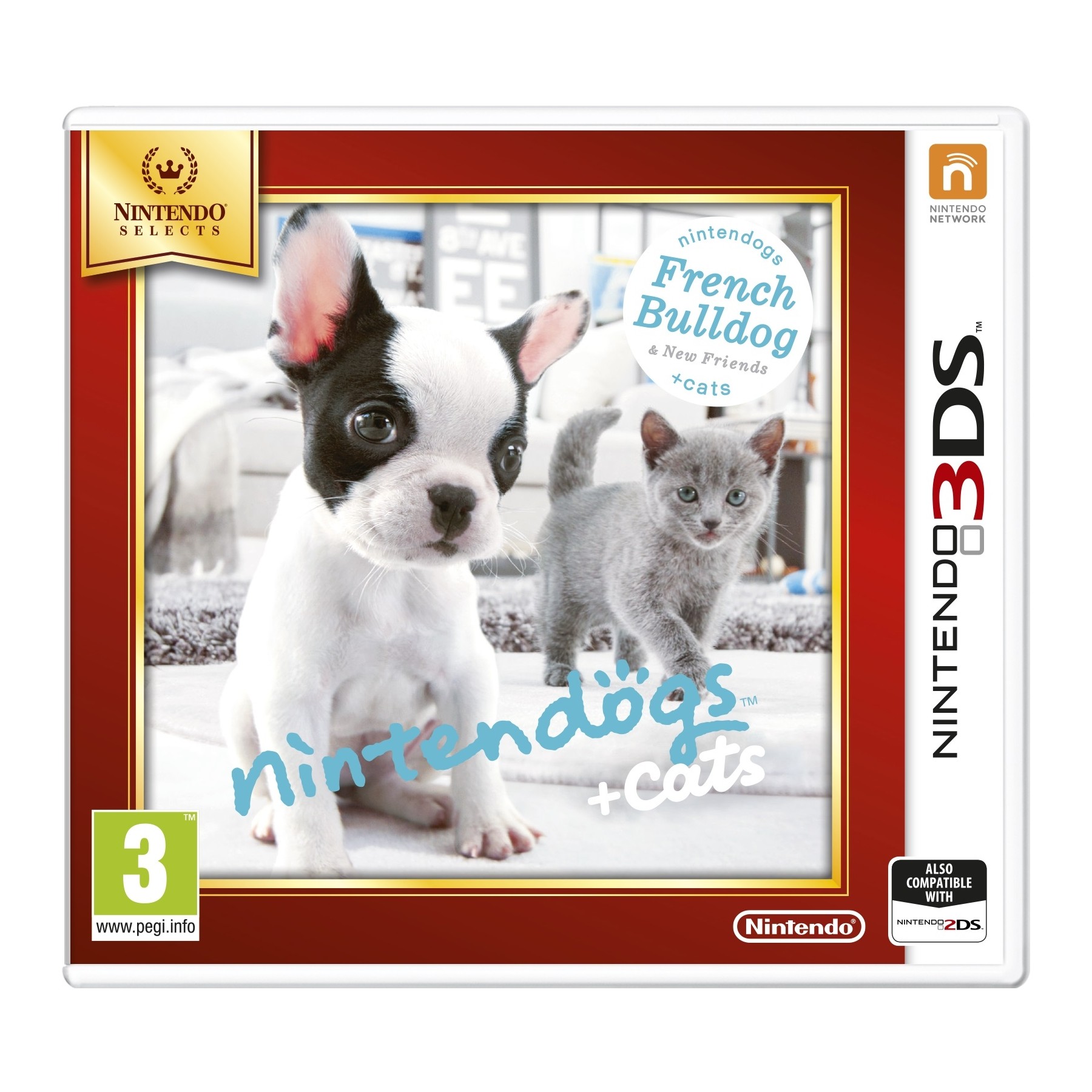 Nintendogs and Cats 3D: French Bulldog (Select)