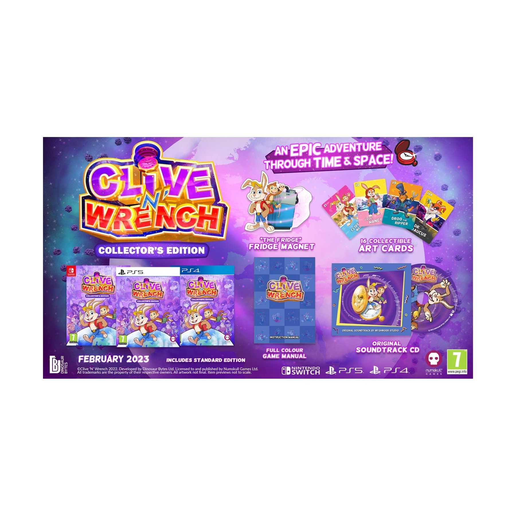 Clive 'N' Wrench (Collector Edition) Juego para Consola Sony PlayStation 4 , PS4