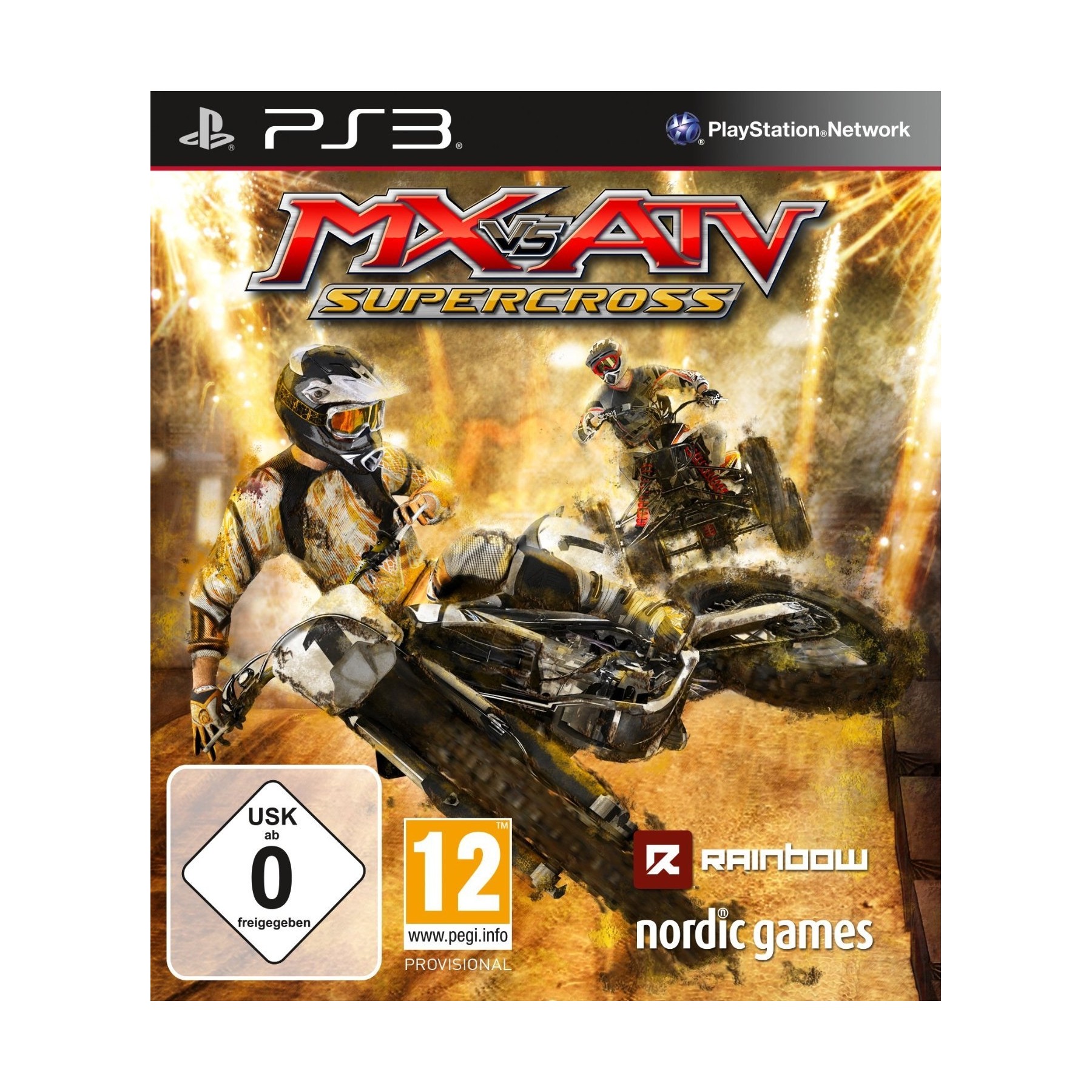 MX Vs ATV: Supercross Juego para Consola Sony PlayStation 3 PS3