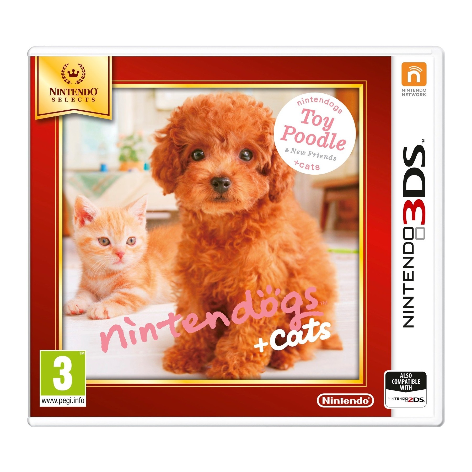 Nintendogs and Cats 3D: Toy Poodle (Select)