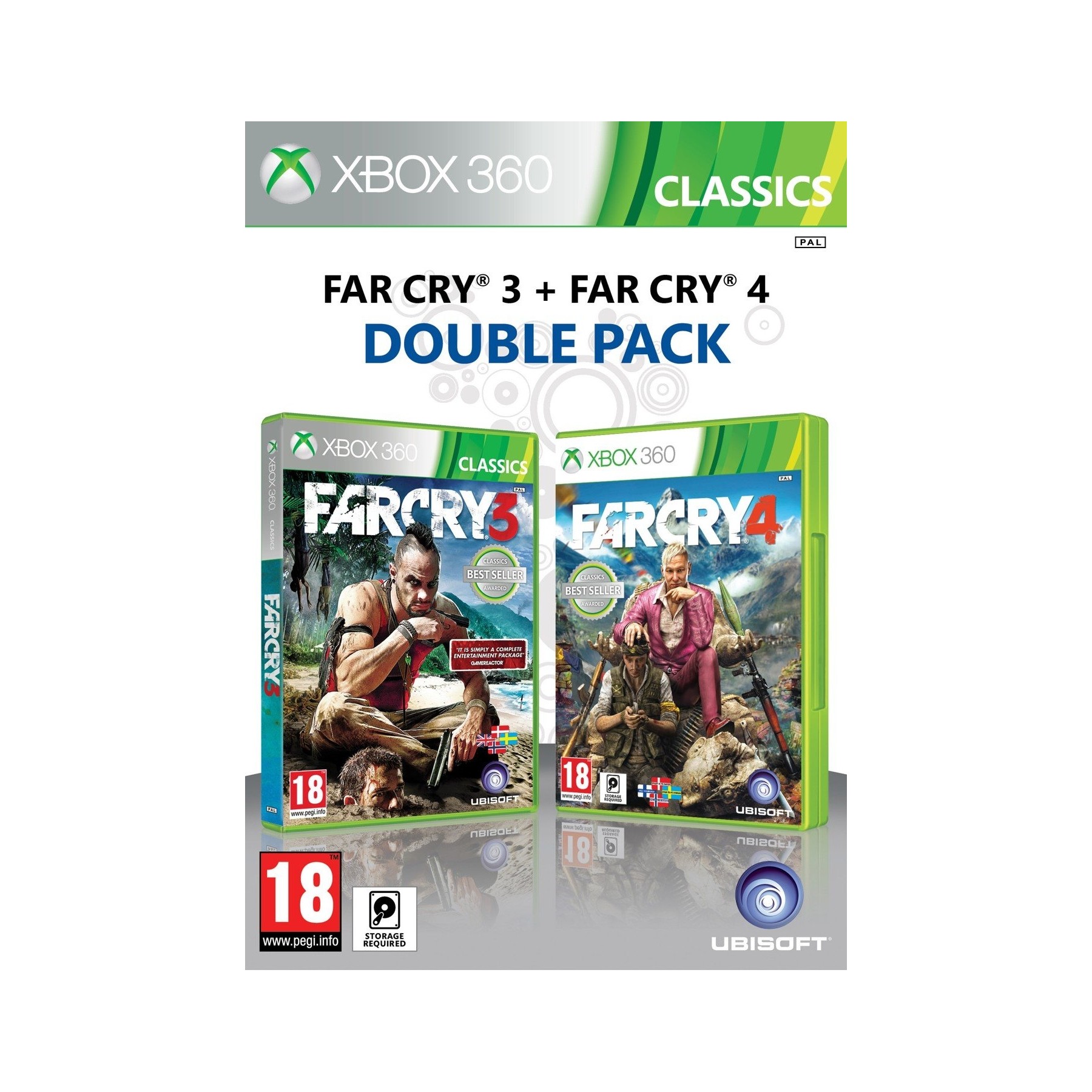 Far Cry 3 + Far Cry 4 (Double Pack) Juego para Consola Microsoft XBOX 360