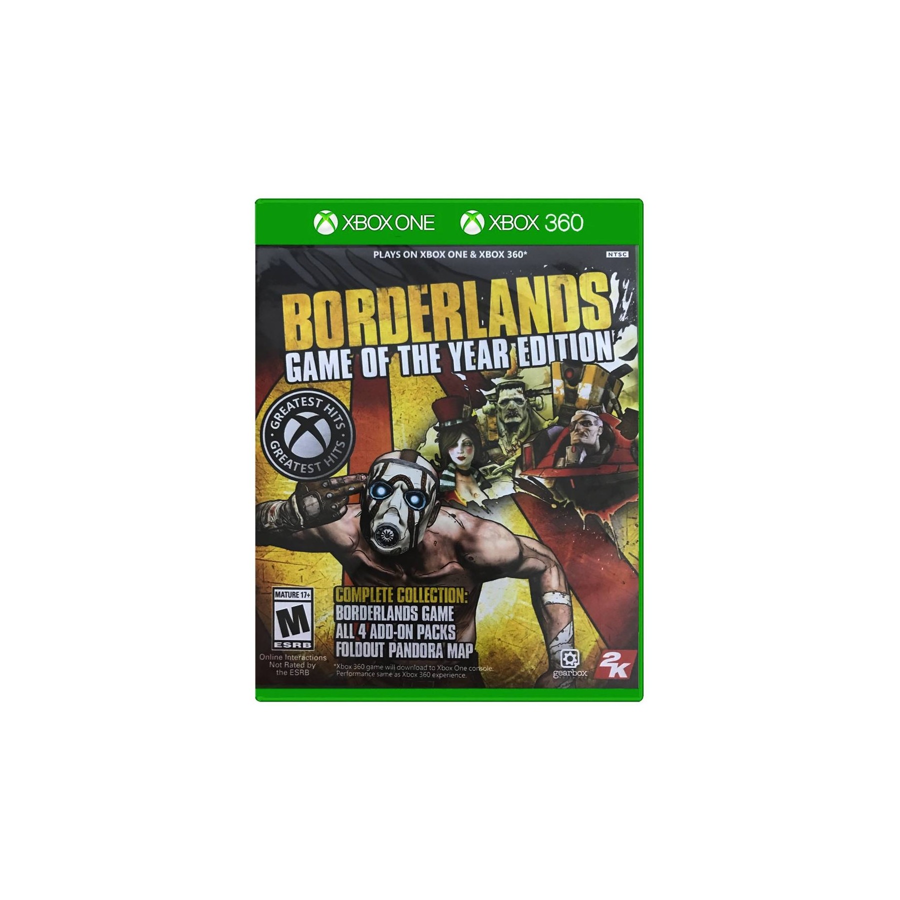 Borderlands: Game of the Year Edition Juego para Consola Microsoft XBOX 360