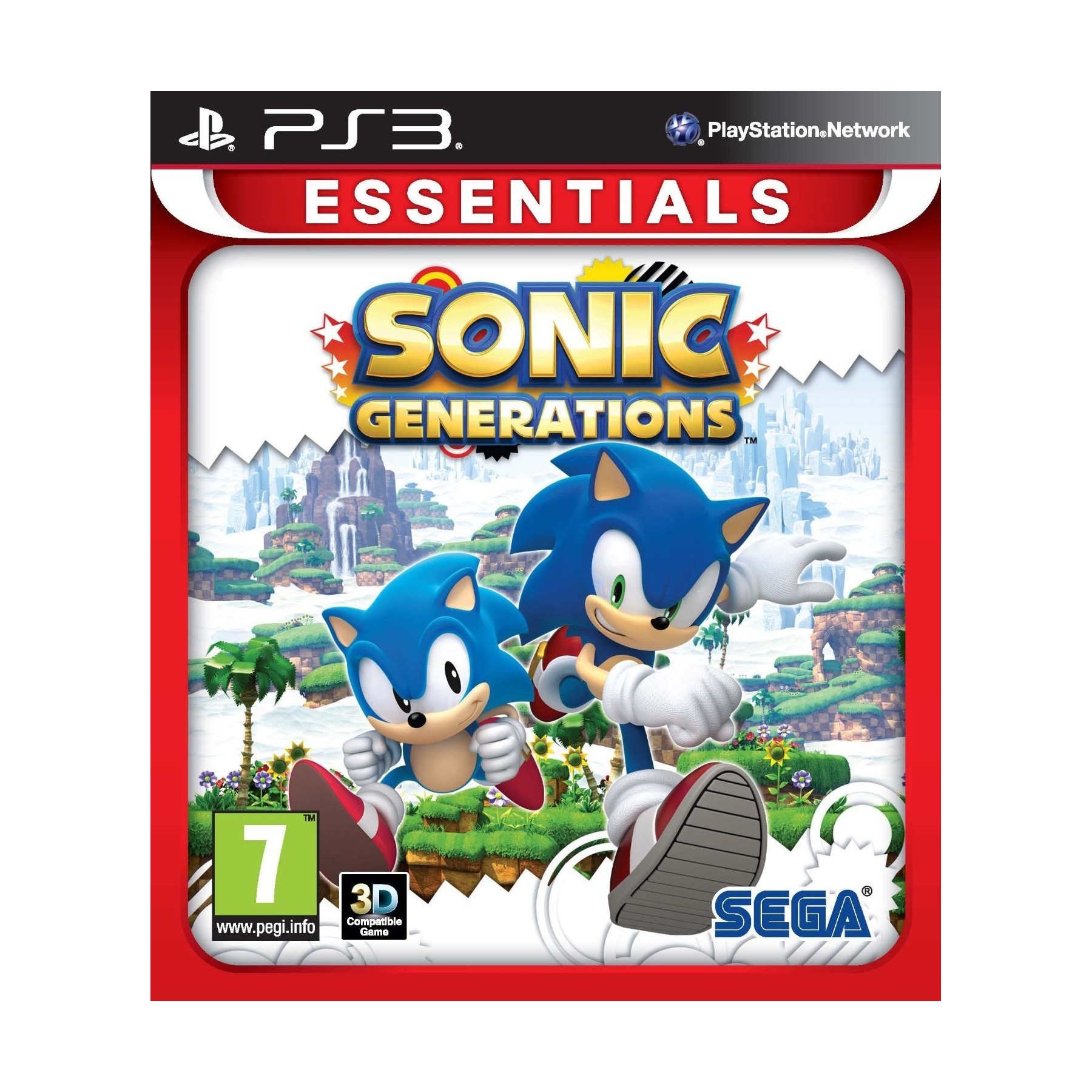 Sonic Generations (Essentials) Juego para Consola Sony PlayStation 3 PS3