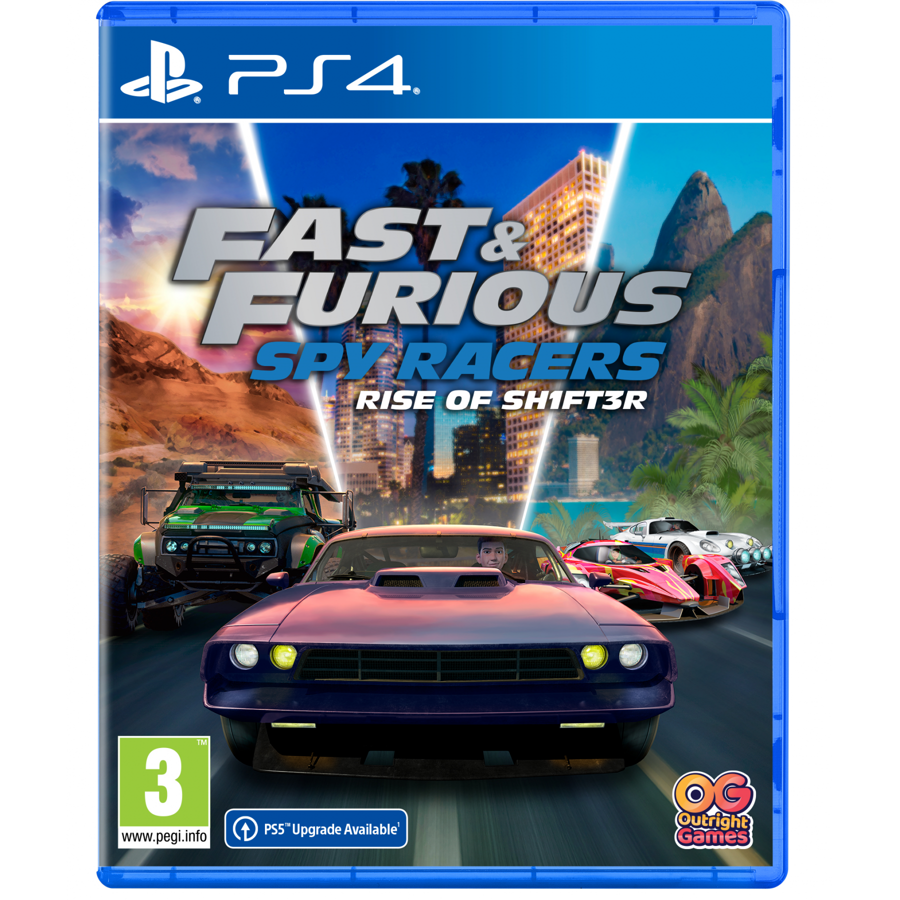 Fast & Furious: Spy Racers Rise of SH1FT3R Juego para Consola Sony PlayStation 4 , PS4