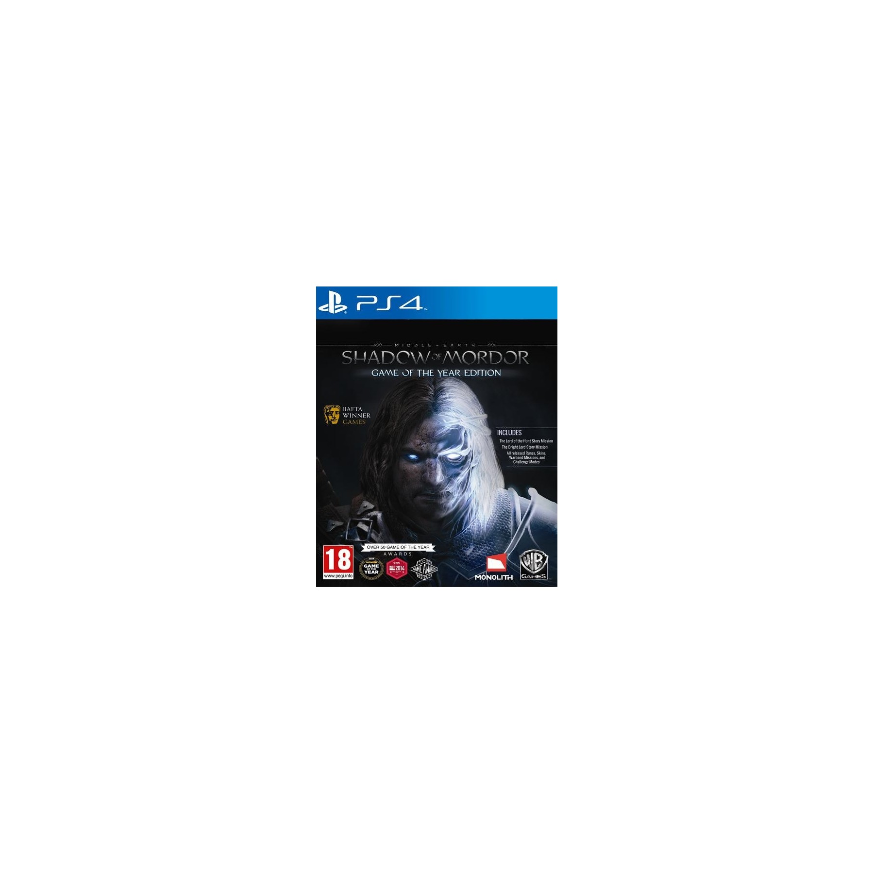 Middle-earth Shadow of Mordor, Game of the Year Edition Juego para Consola Sony PlayStation 4 , PS4