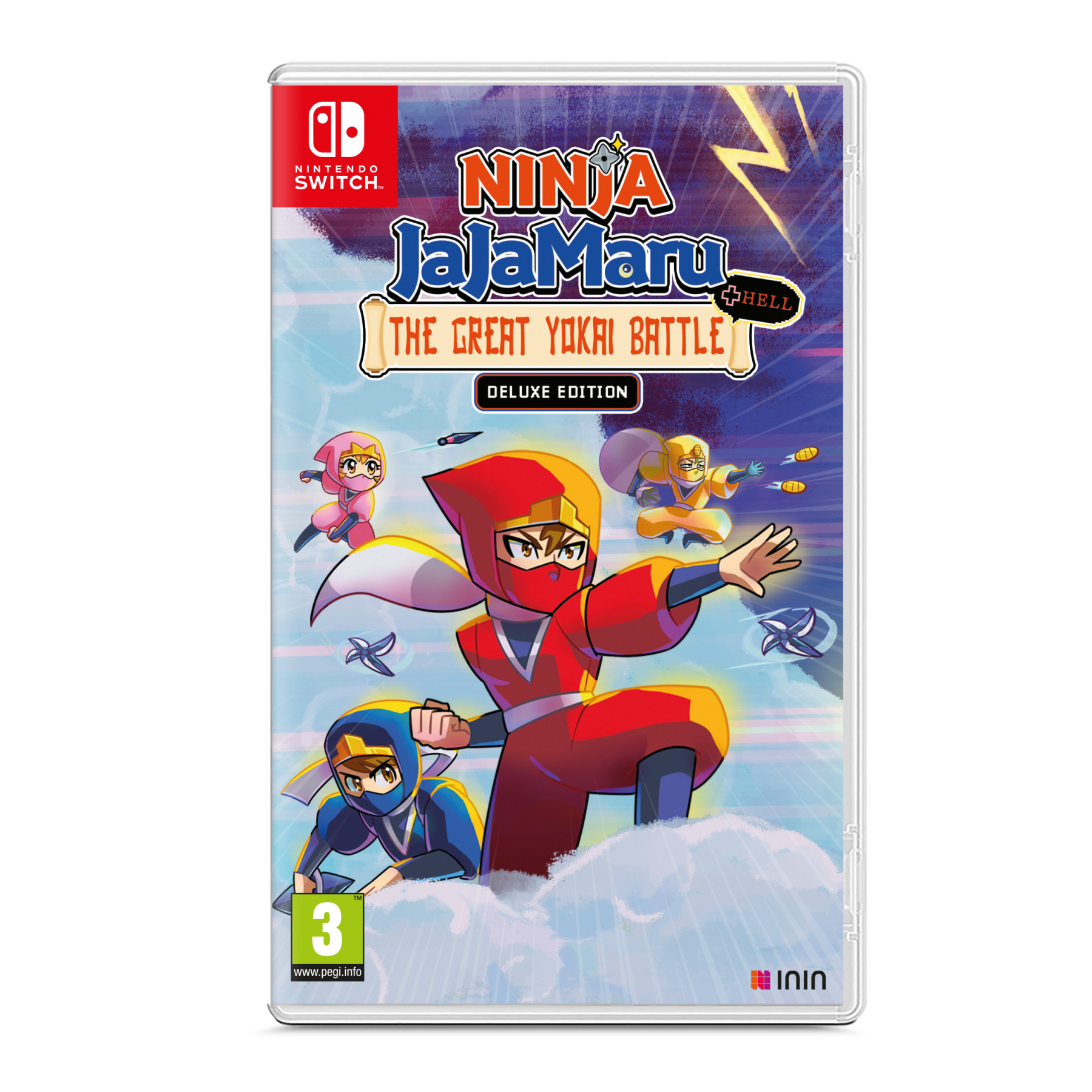 Ninja JaJaMaru The Great Yokai Battle + Hell Deluxe Edition Juego para Consola Nintendo Switch