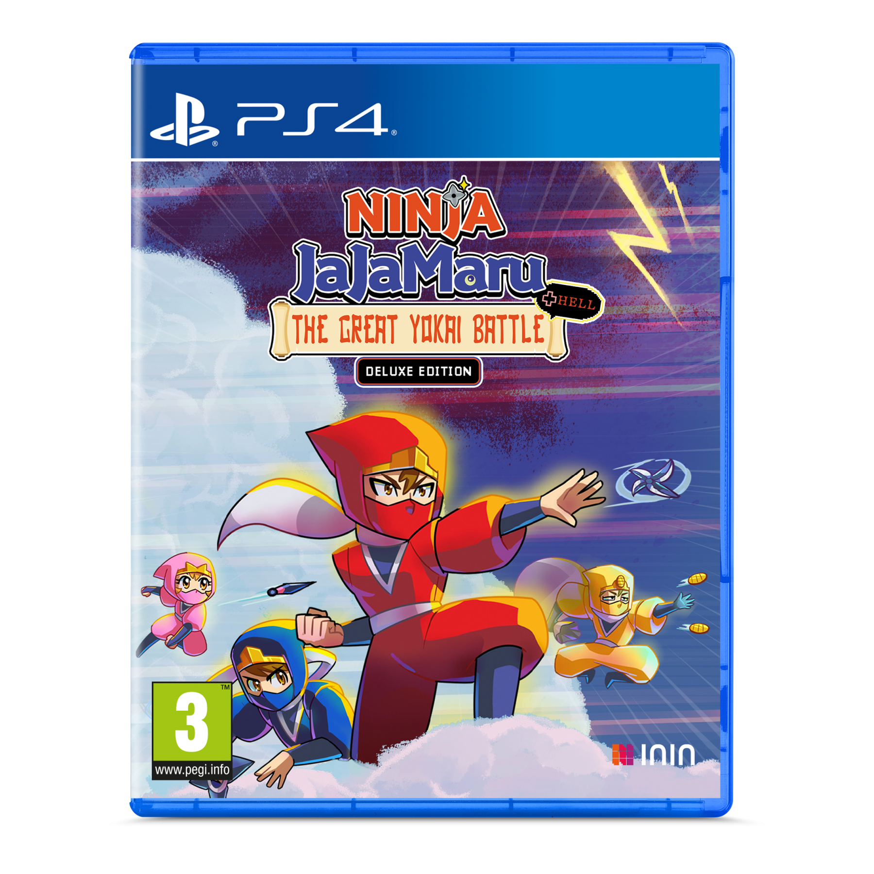 Ninja JaJaMaru: The Great Yokai Battle + Hell Deluxe Edition Juego para Consola Sony PlayStation 4 , PS4