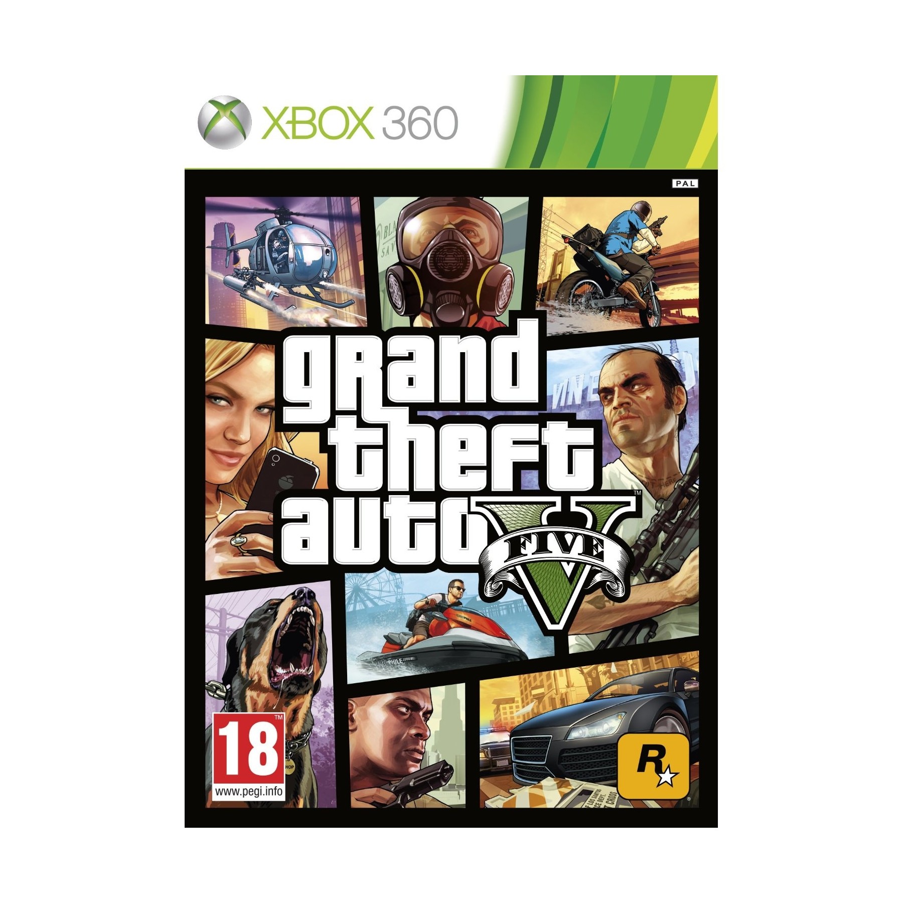 Grand Theft Auto V (GTA 5) Juego para Consola Microsoft XBOX 360