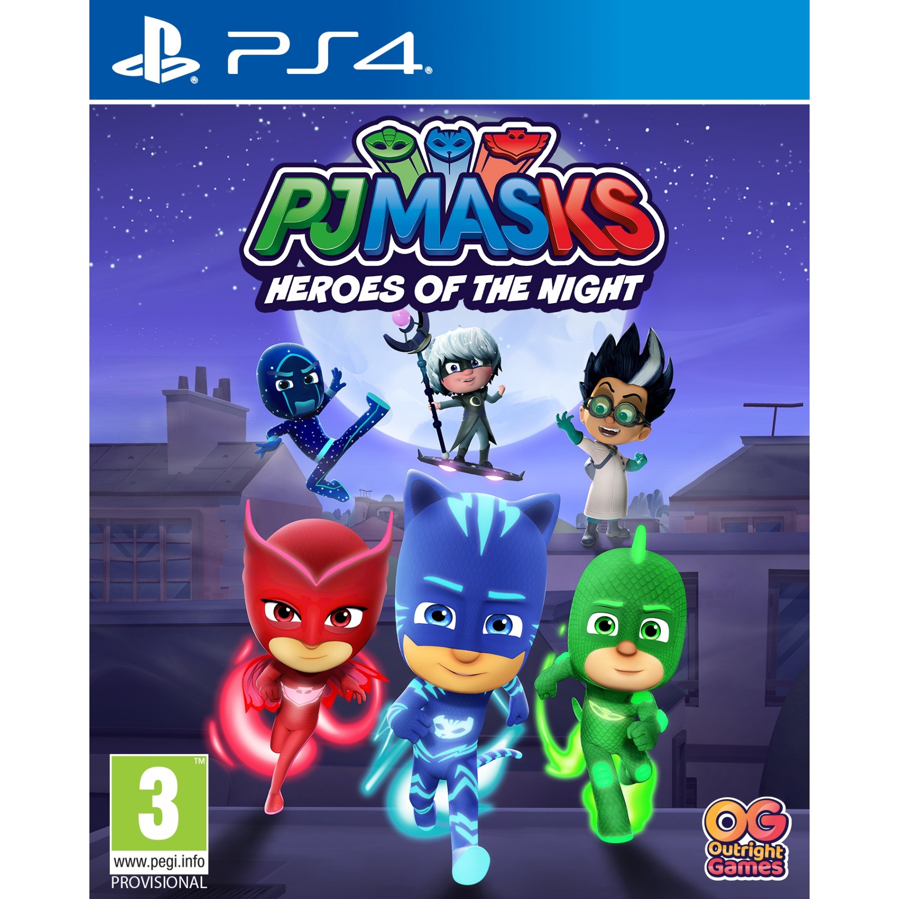 PJ Masks: Heroes of the Night Juego para Consola Sony PlayStation 4 , PS4