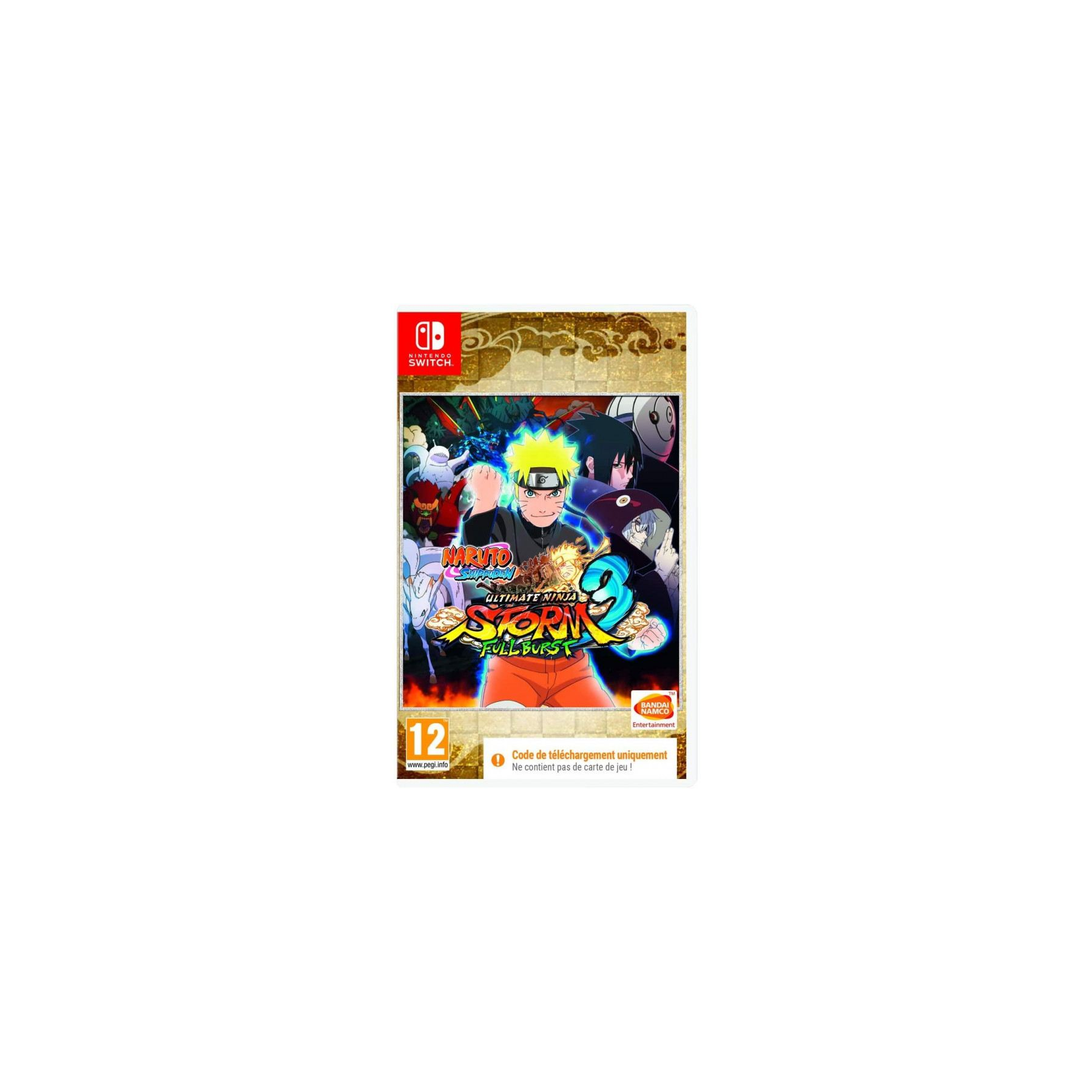 Naruto Ultimate Ninja Storm 3 Full Burst (Code in a Box) (GB)