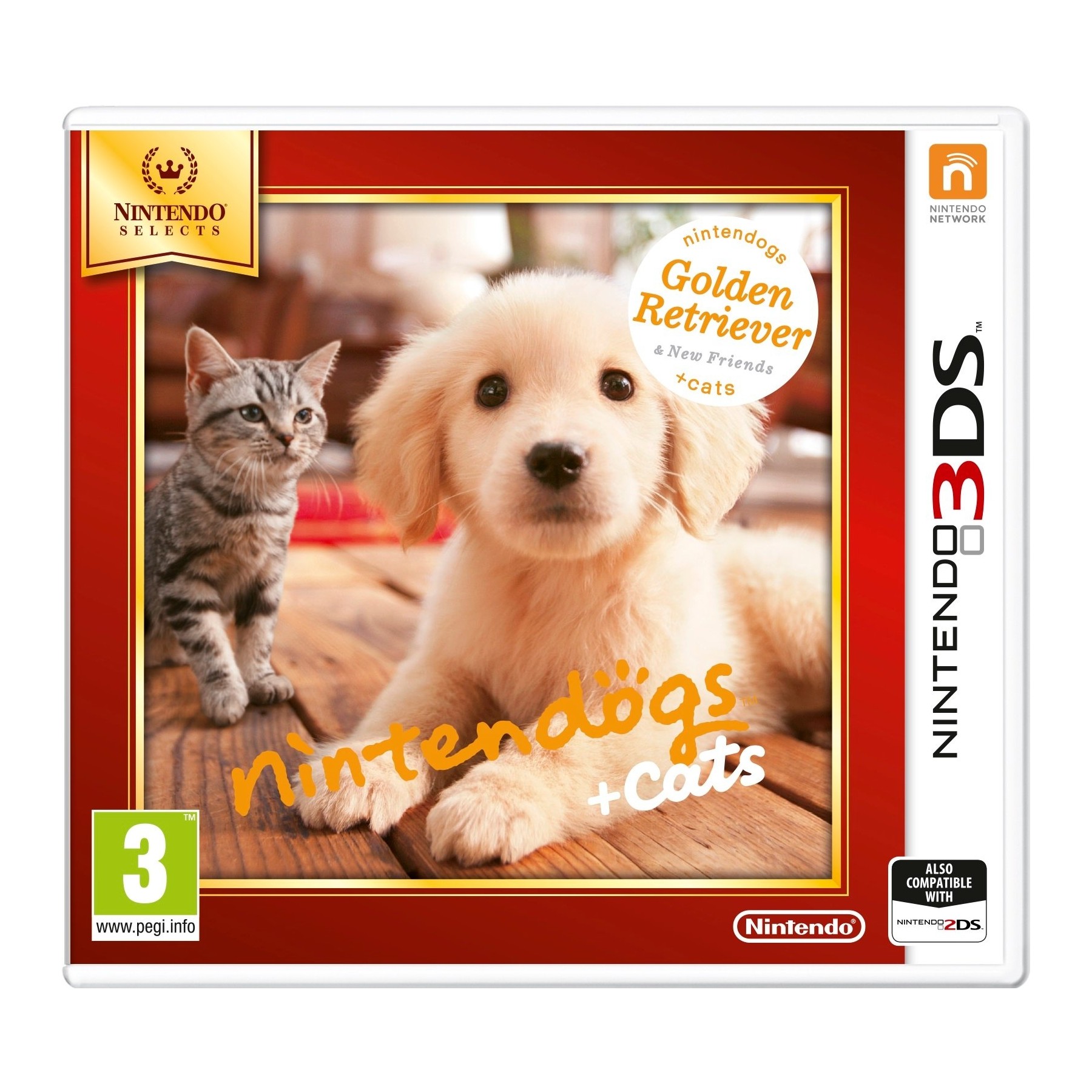 Nintendogs and Cats 3D: Golden Retriever (Select)