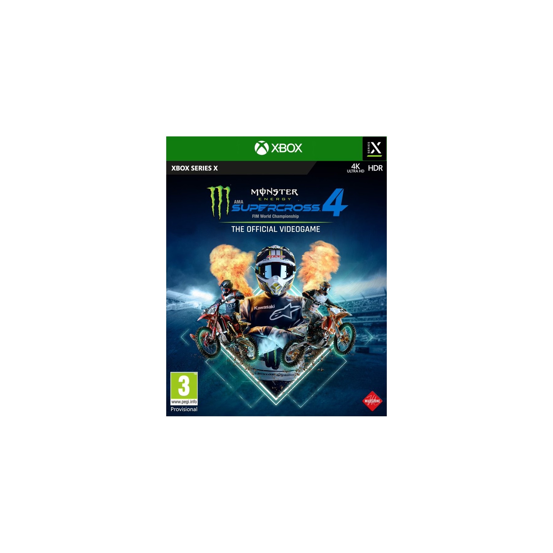 Monster Energy Supercross, The Official Videogame 4 Juego para Consola Microsoft XBOX Series X