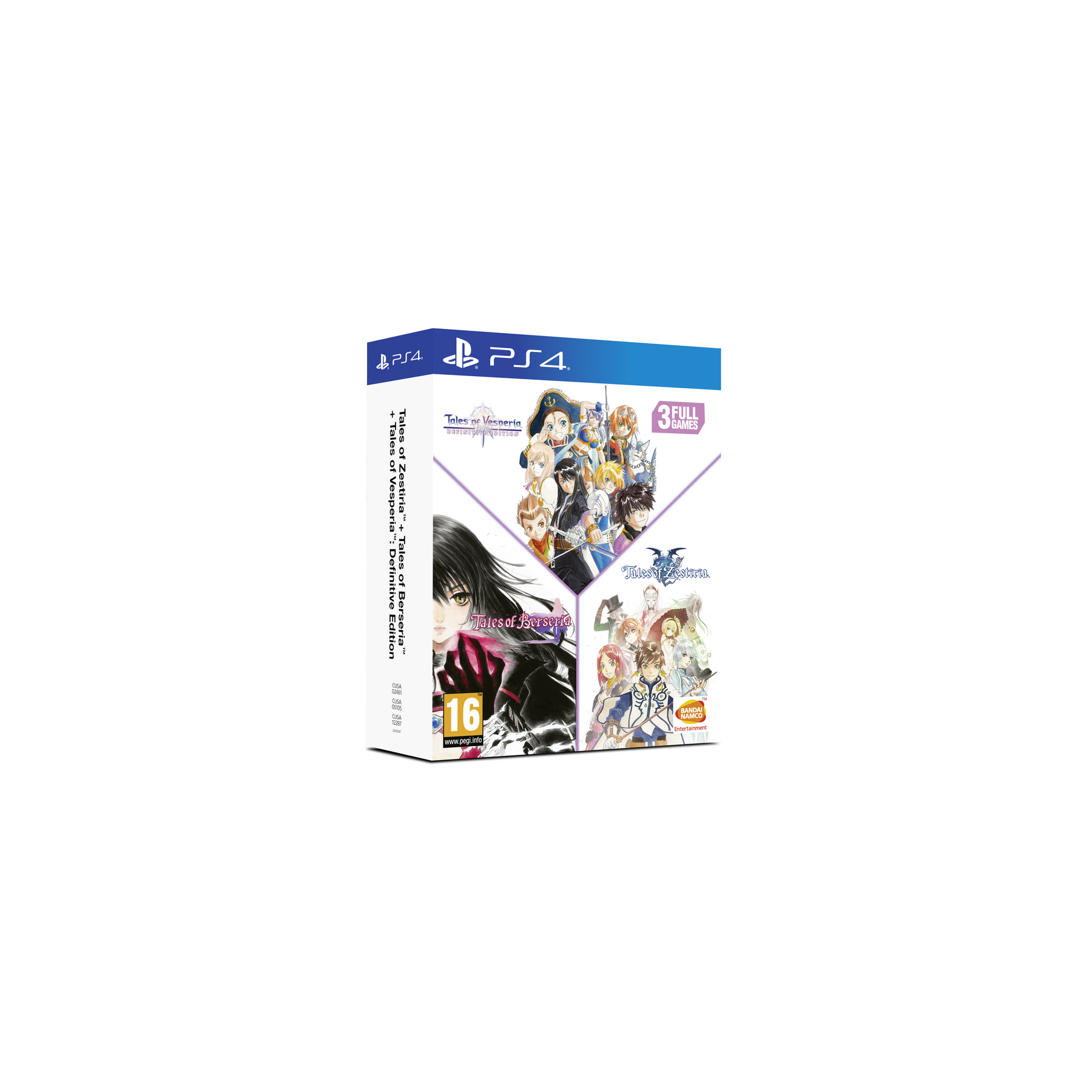 Tales of Vesperia + Tales of Berseria + Tales of Zestiria Compilation