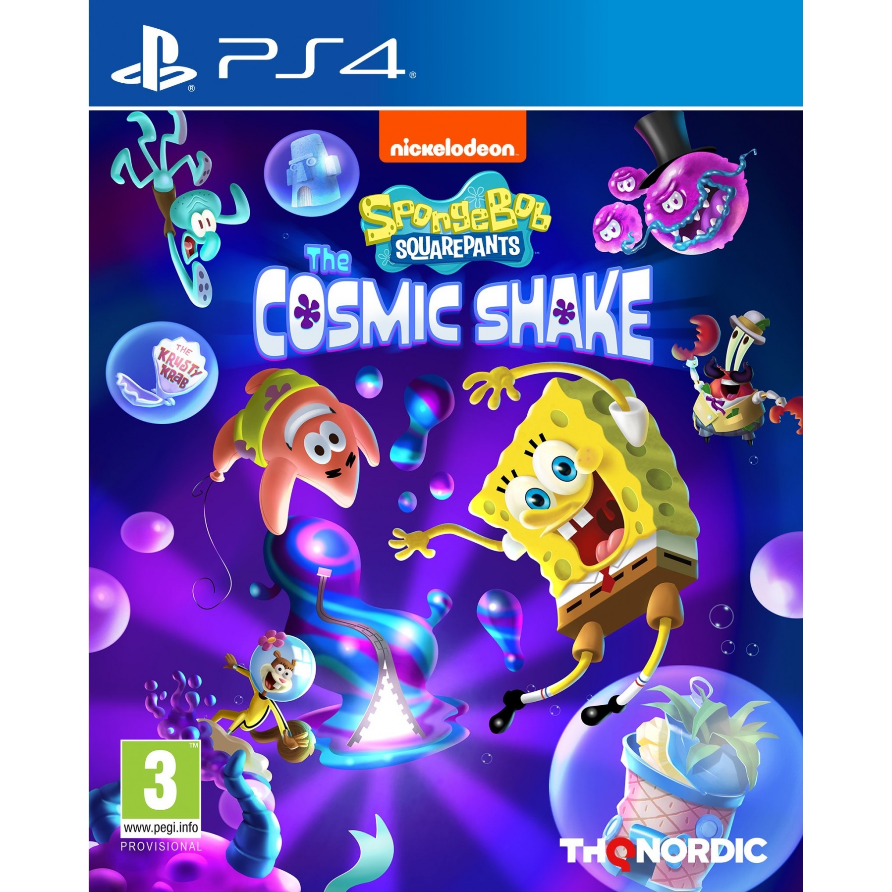 SpongeBob SquarePants The Cosmic Shake Juego para Consola Sony PlayStation 4 , PS4