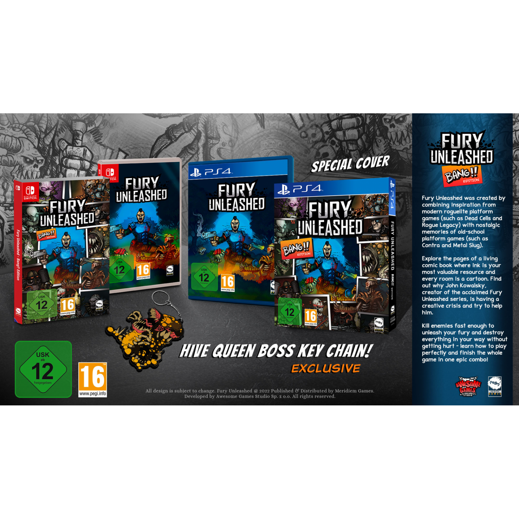 Fury Unleashed Bang!! Edition Juego para Consola Sony PlayStation 4 , PS4, PAL ESPAÑA