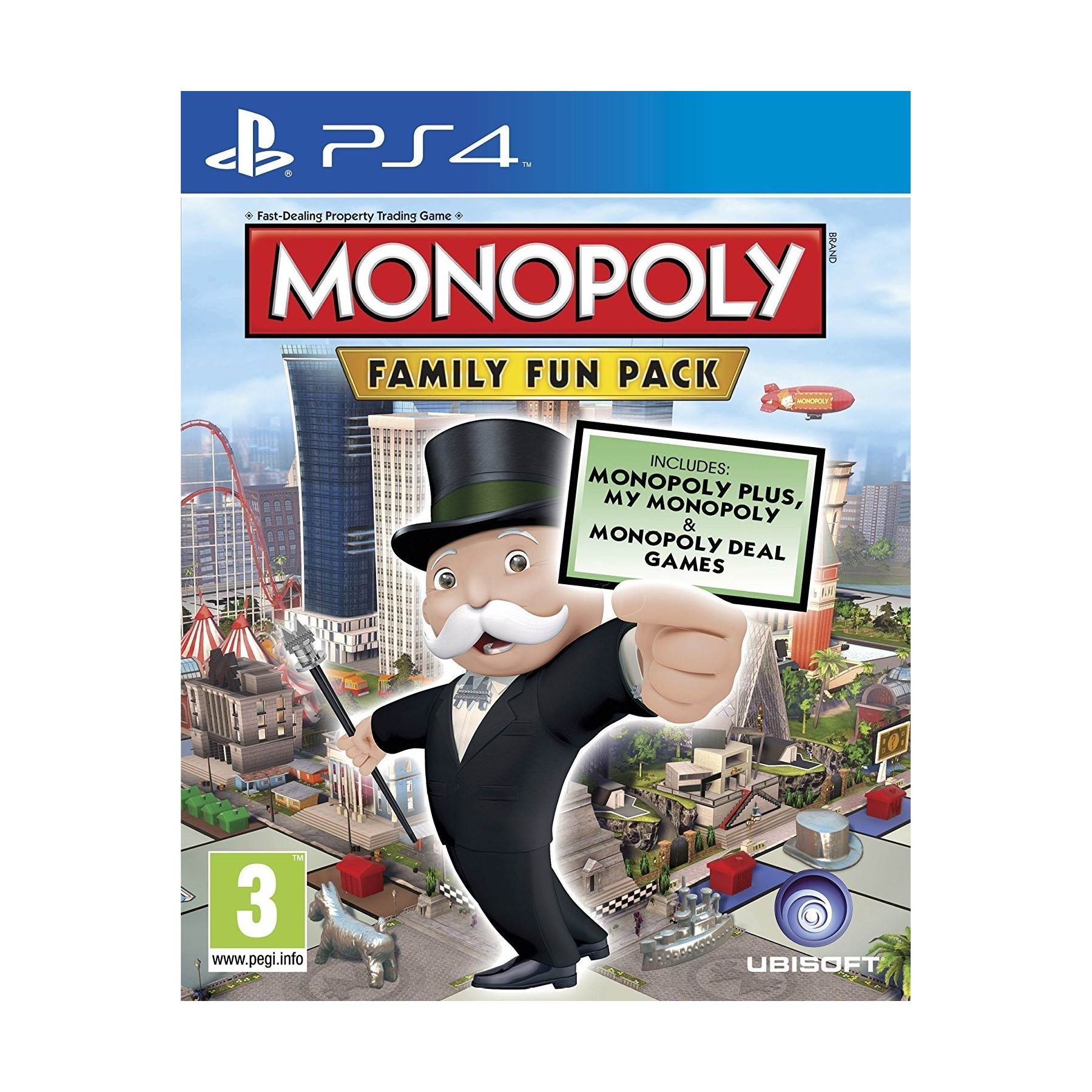 Monopoly Family Fun Pack Juego para Consola Sony PlayStation 4 , PS4