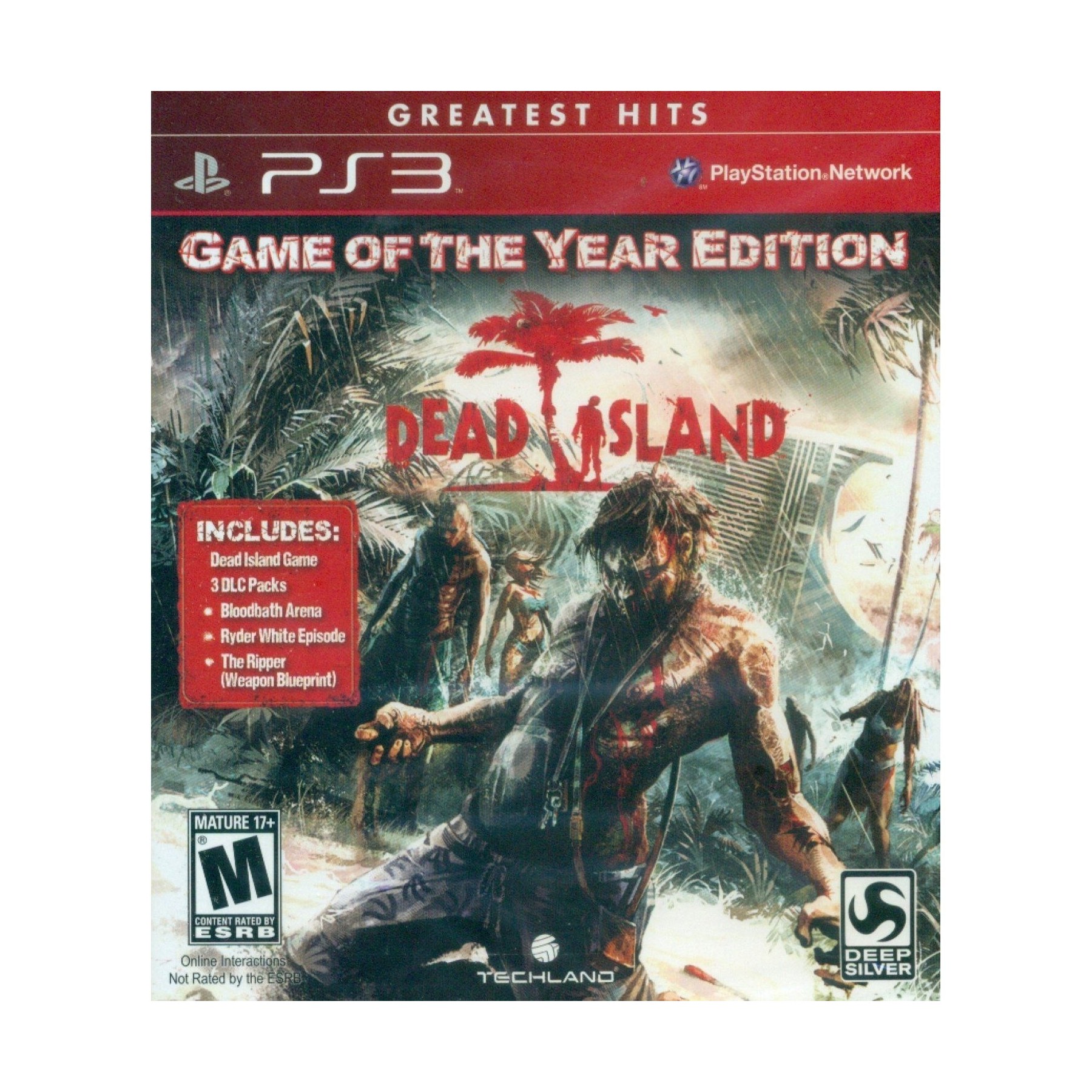 Dead Island (Game of the Year) (Greatest Hits) Juego para Consola Sony PlayStation 3 PS3