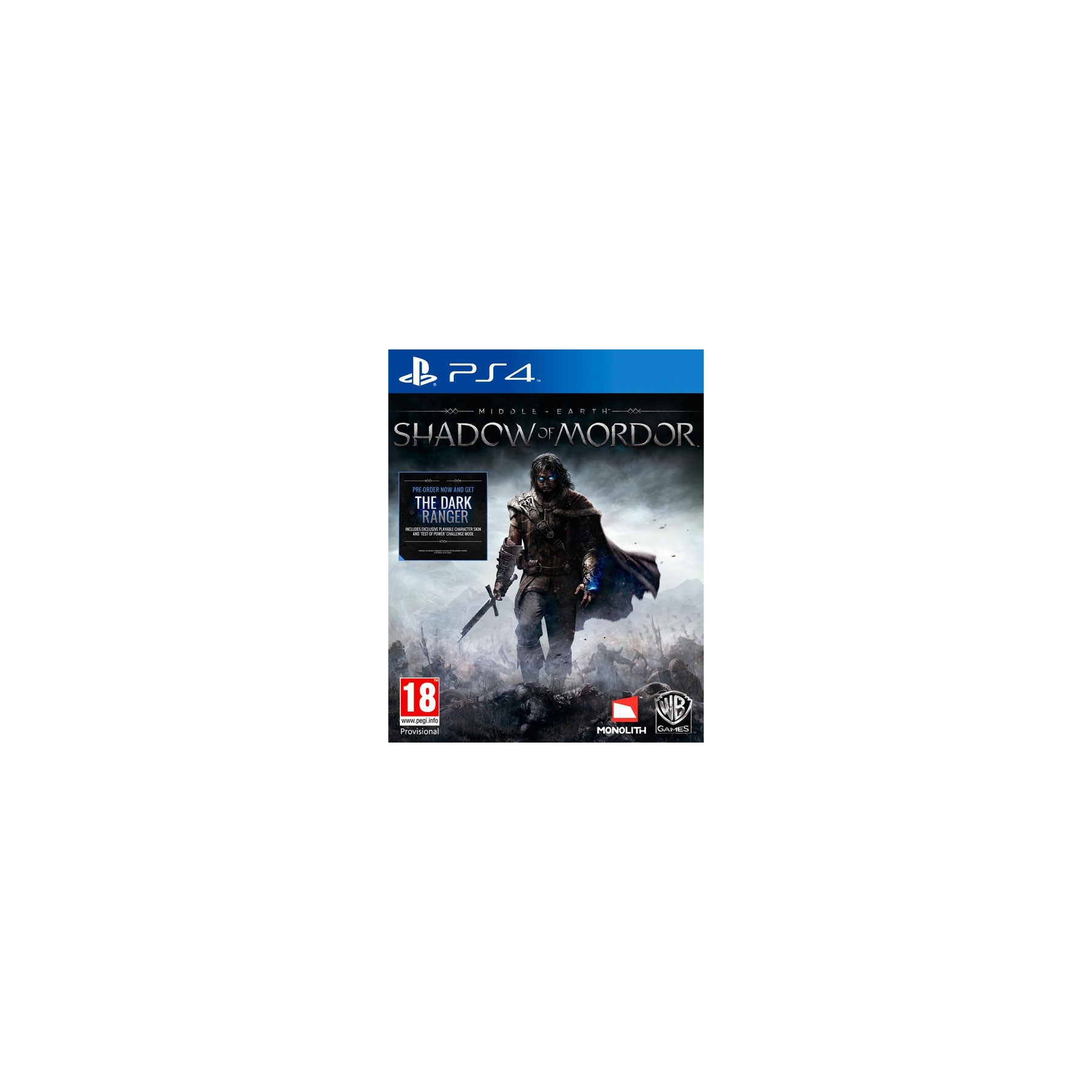 Middle-earth: Shadow of Mordor Juego para Consola Sony PlayStation 4 , PS4