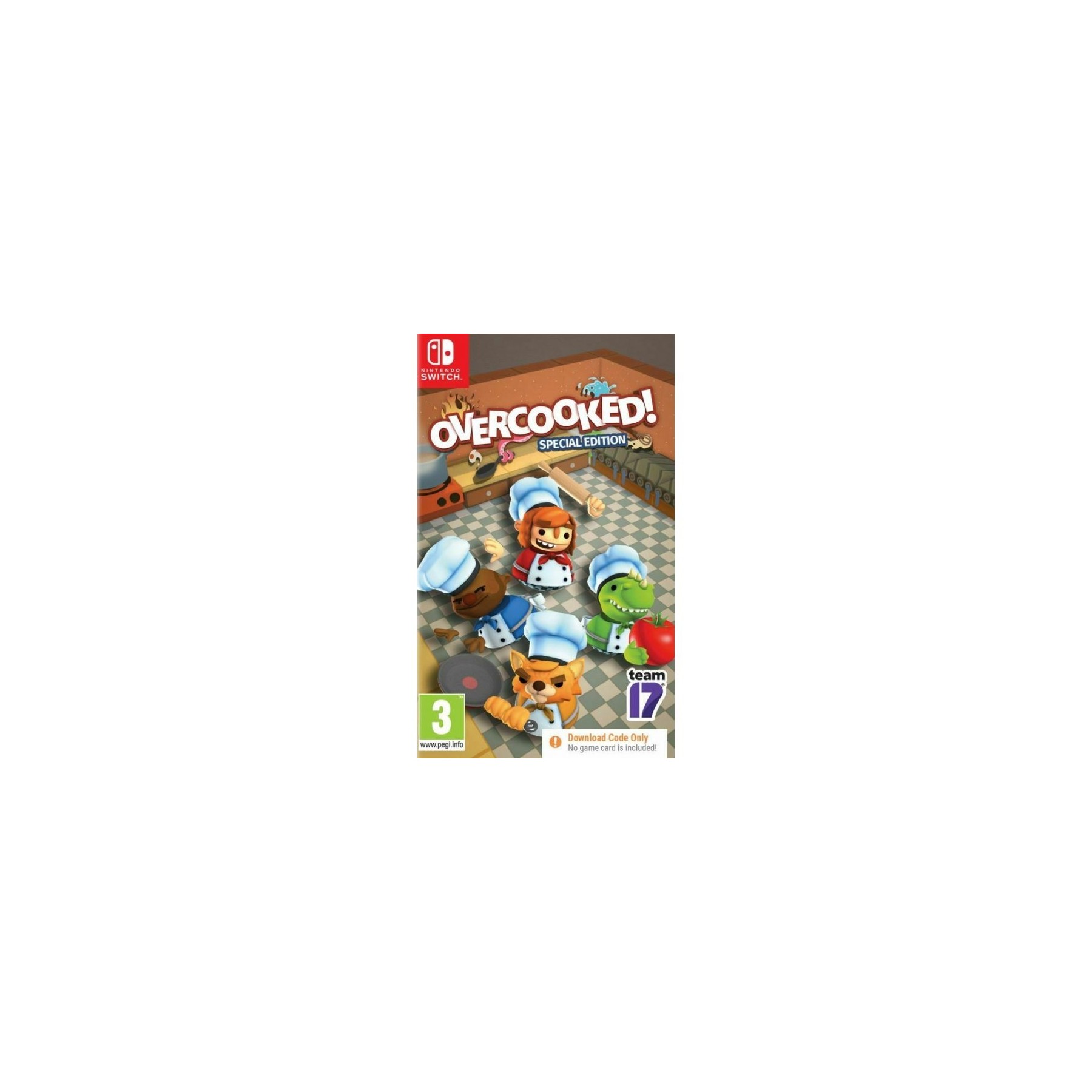 OVERCOOKED! SPECIAL EDITION (CODE IN BOX), Juego para Consola Nintendo Switch