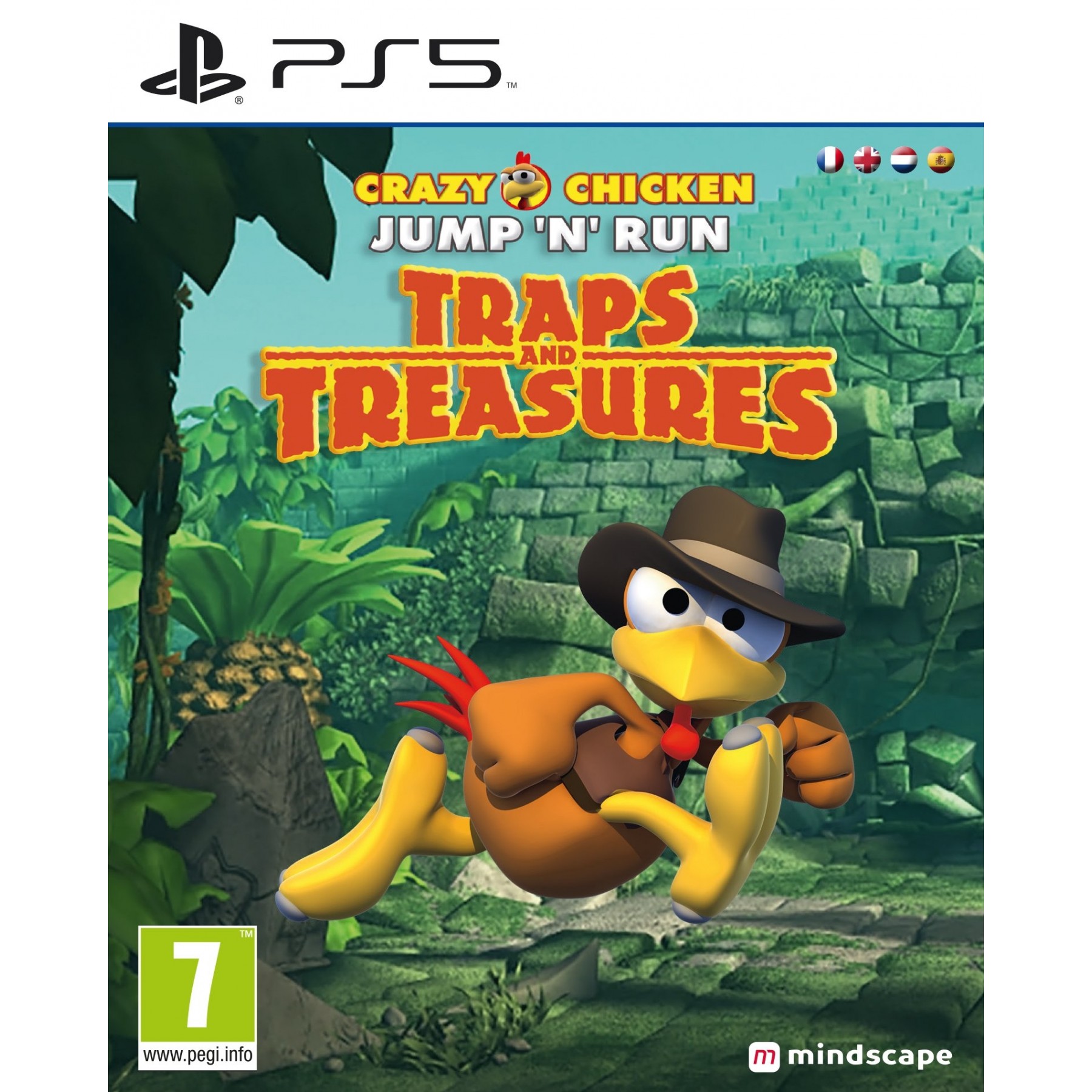 Crazy Chicken: Traps And Treasures Juego para Consola Sony PlayStation 5 PS5, PAL ESPAÑA