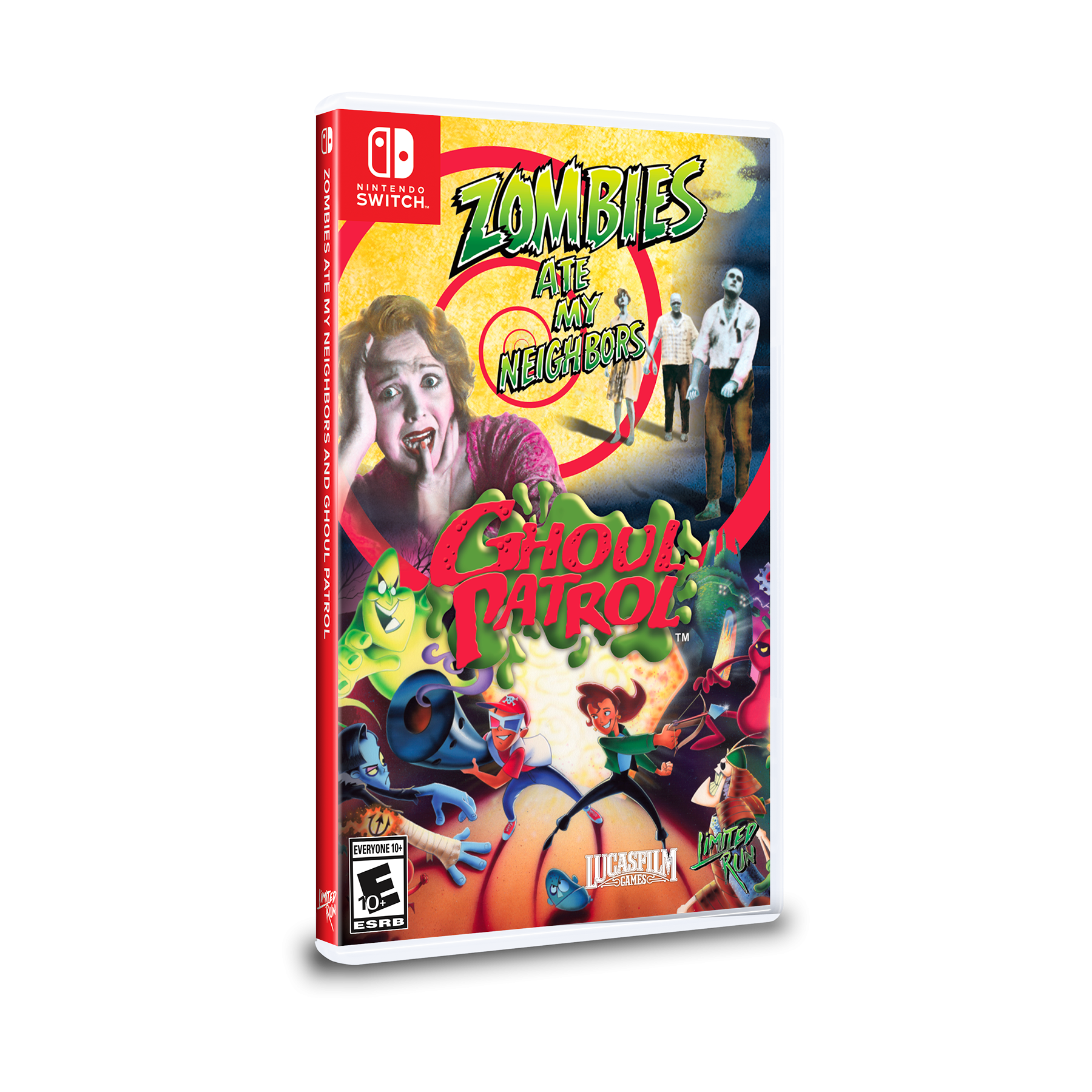 Zombies Ate My Neighbors & Ghoul Patrol Limited Run N112 Juego para Consola Nintendo Switch