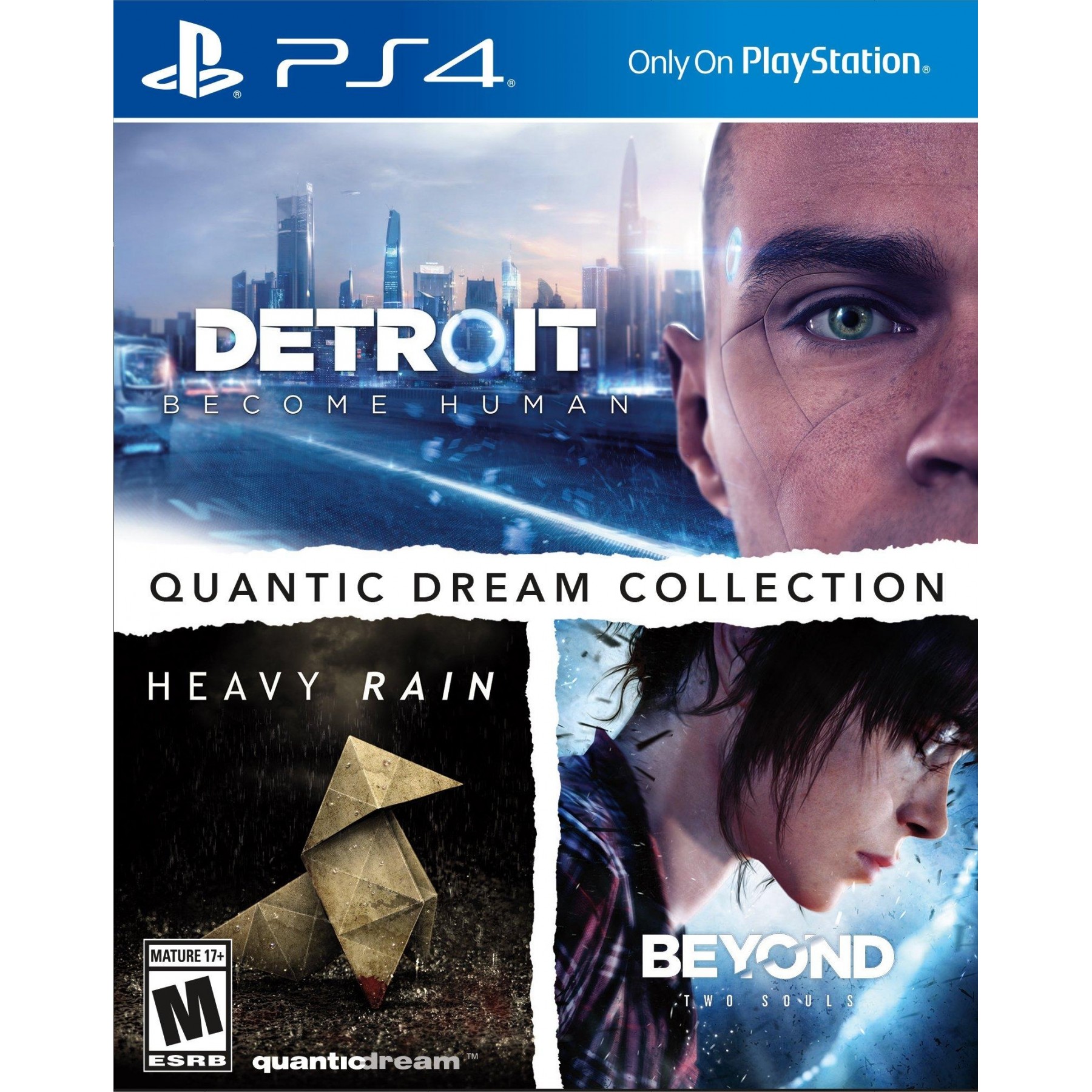 Quantic Dream Collec Detroit Become Human Heavy Rain & Beyond Two Souls One Life Juego para Consola Sony PlayStation 4 , PS4, PS4