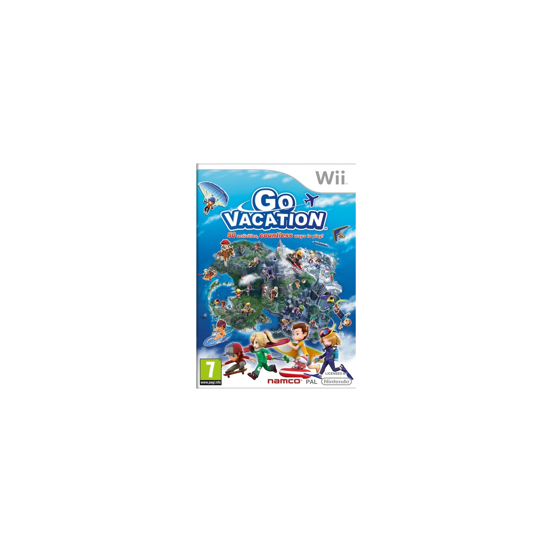 Wii Go Vacation, Juego para Consola Nintendo Wii