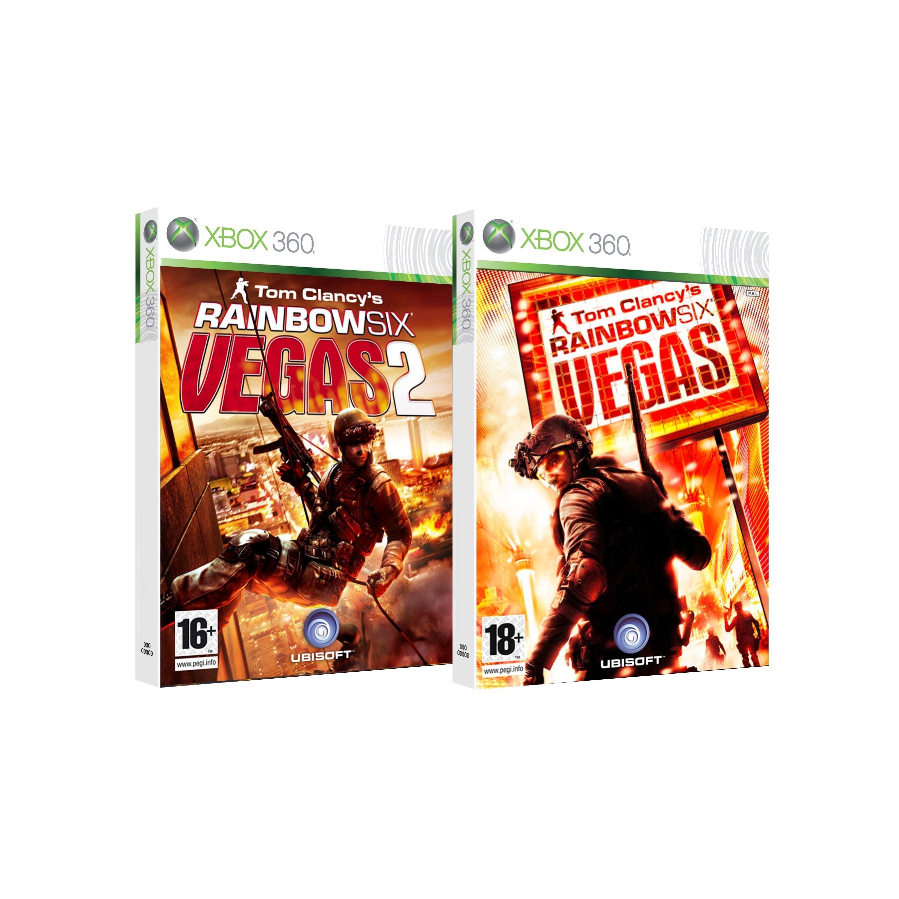 Compilation Rainbow Six Vegas 1 + 2, Juego para Consola Microsoft XBOX 360