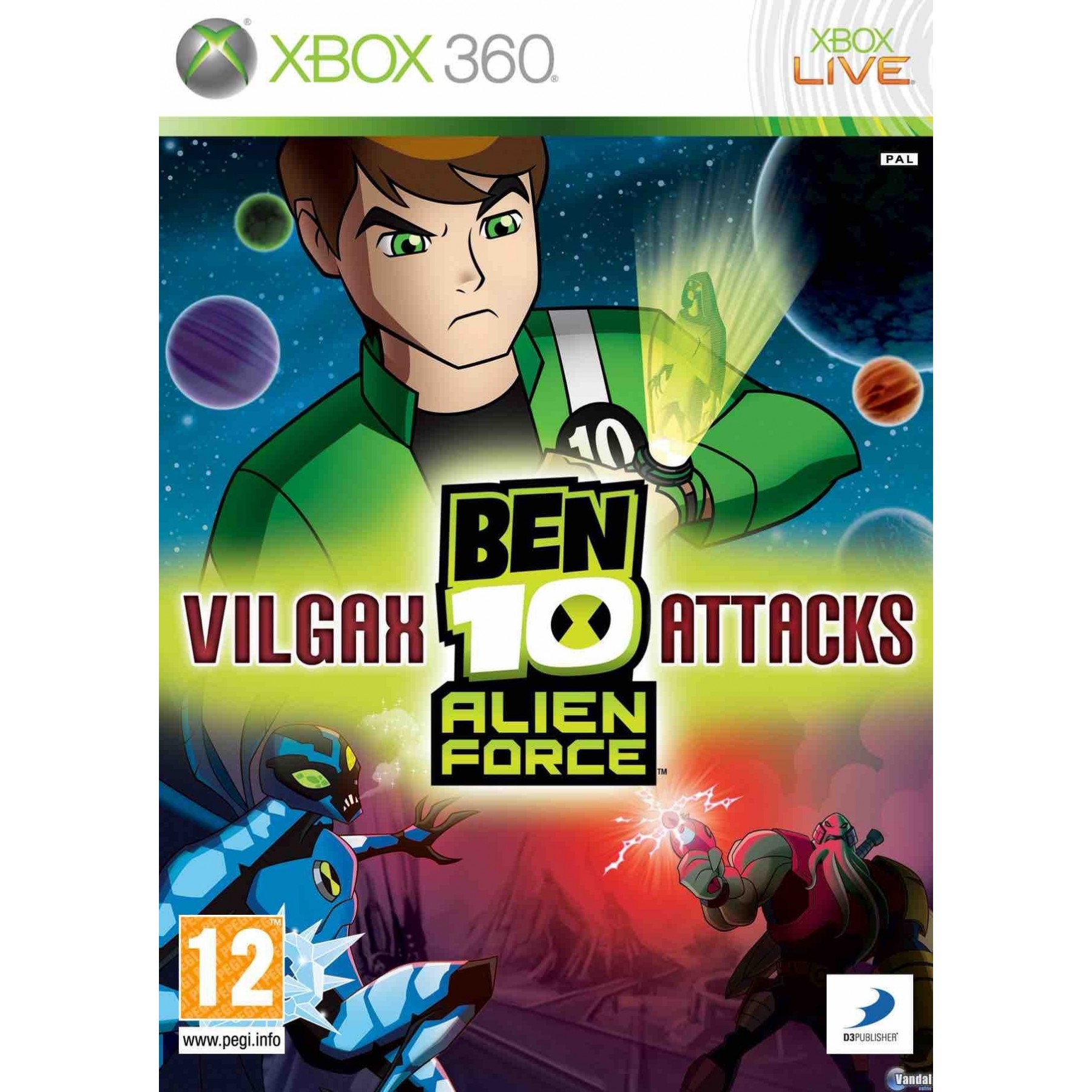 Ben 10: Alien Force Vilgax Attacks Multilanguage In Game Juego para Consola Microsoft XBOX 360