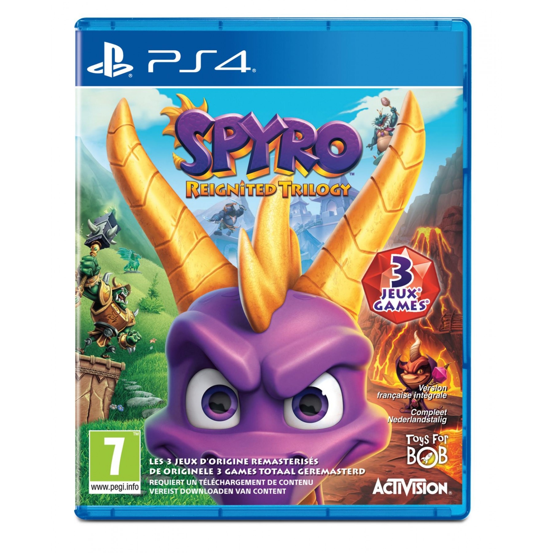 Spyro Reignited Trilogy, Juego para Consola Sony PlayStation 4 , PS4