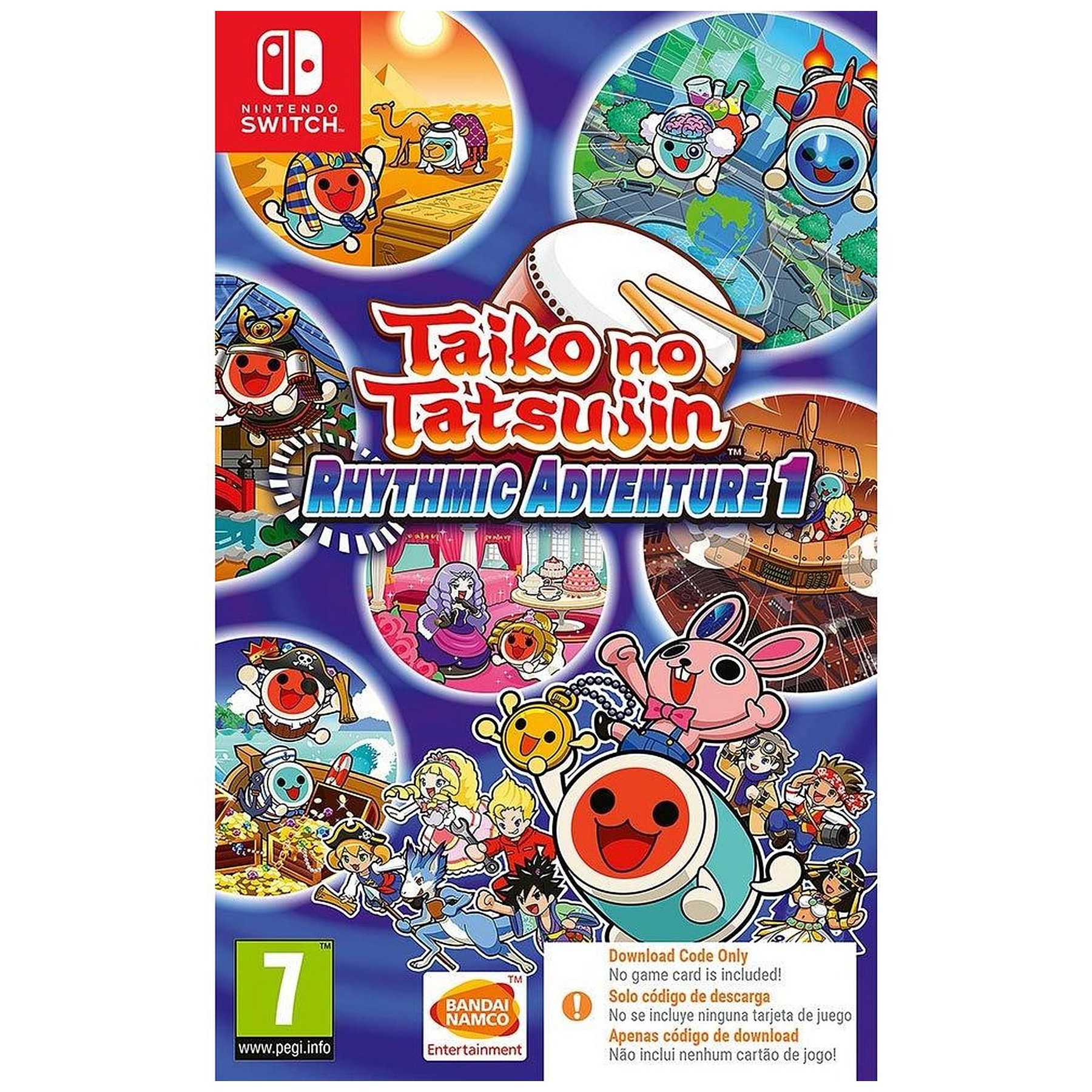 Taiko no Tatsujin: Rhythmic Adventure Pack 1, Juego para Consola Nintendo Switch