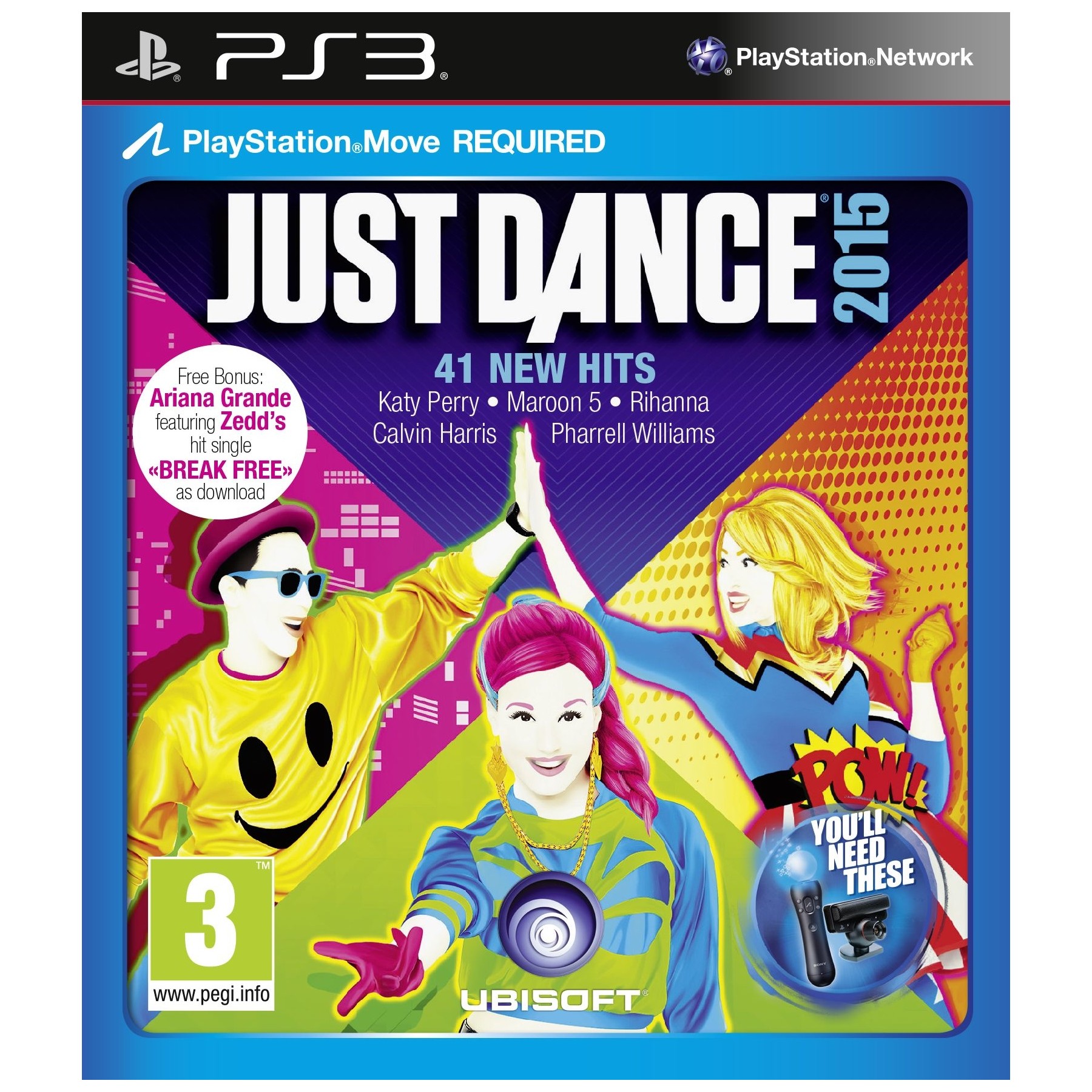 Just Dance 2015 (Italian Box, EFIGS In Game), Juego para Consola Sony PlayStation 3 PS3