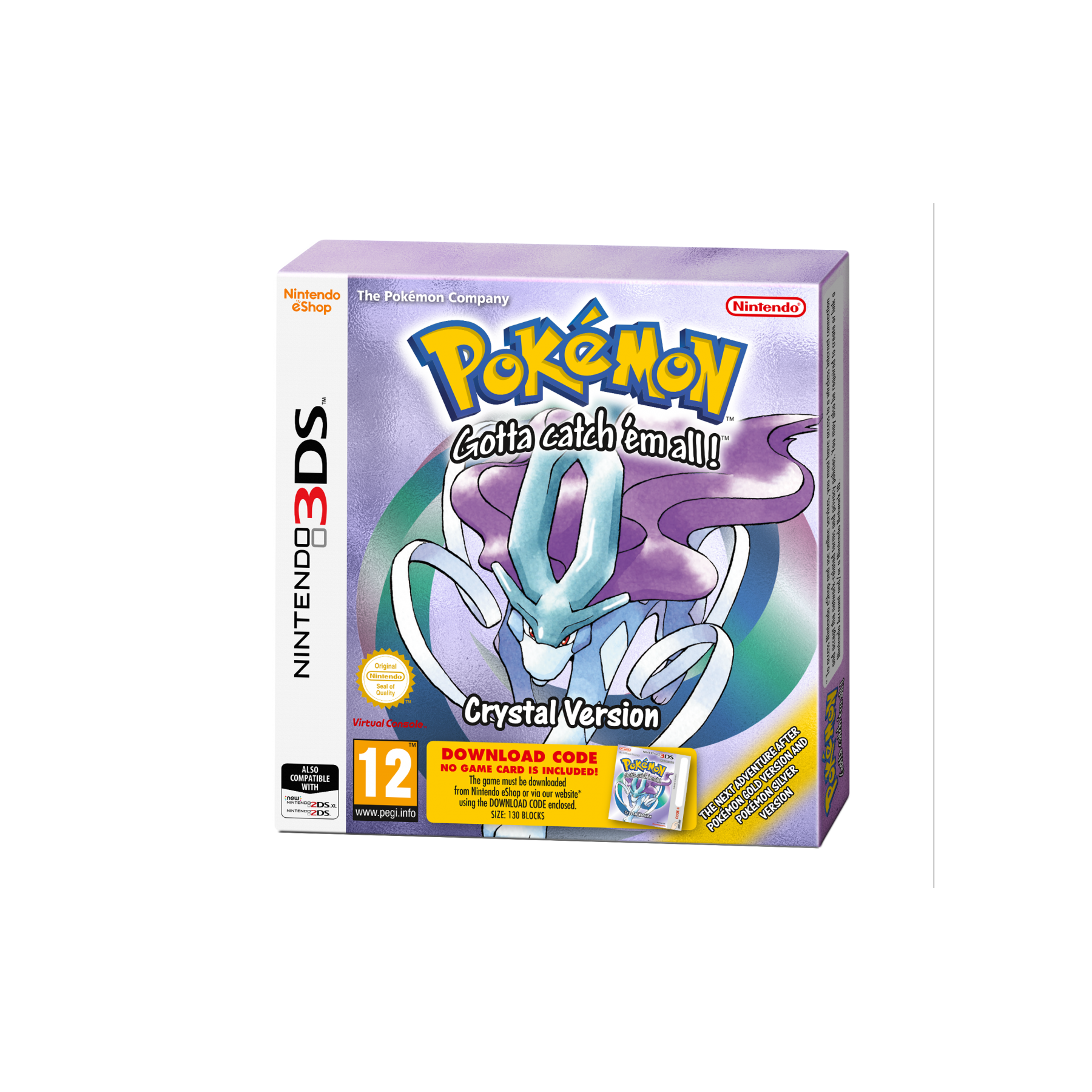 Pokemon Crystal (DIGITAL), Juego para Consola Nintendo 3DS