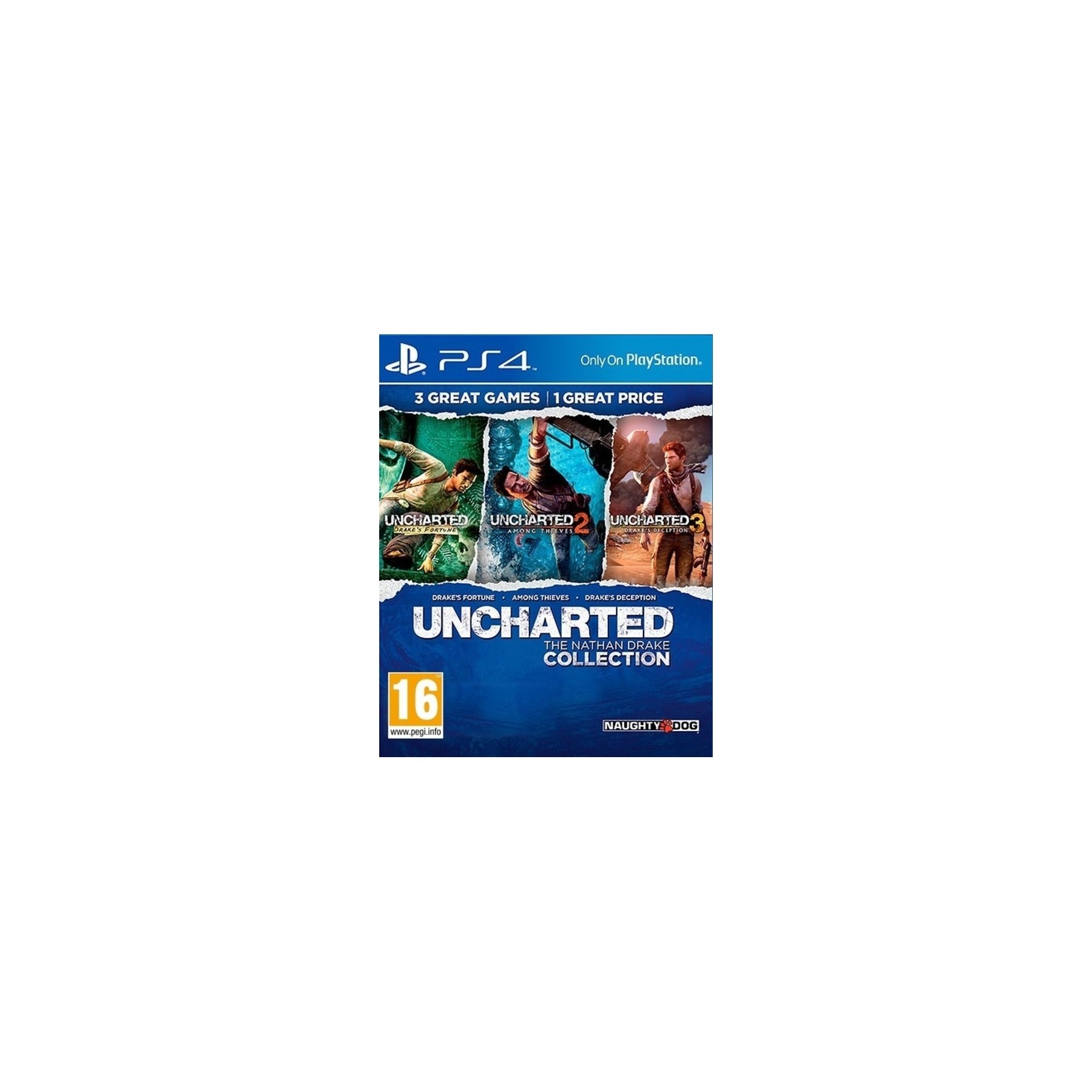 Uncharted The Nathan Drake Collection PS Hits Juego para Consola Sony PlayStation 4 , PS4