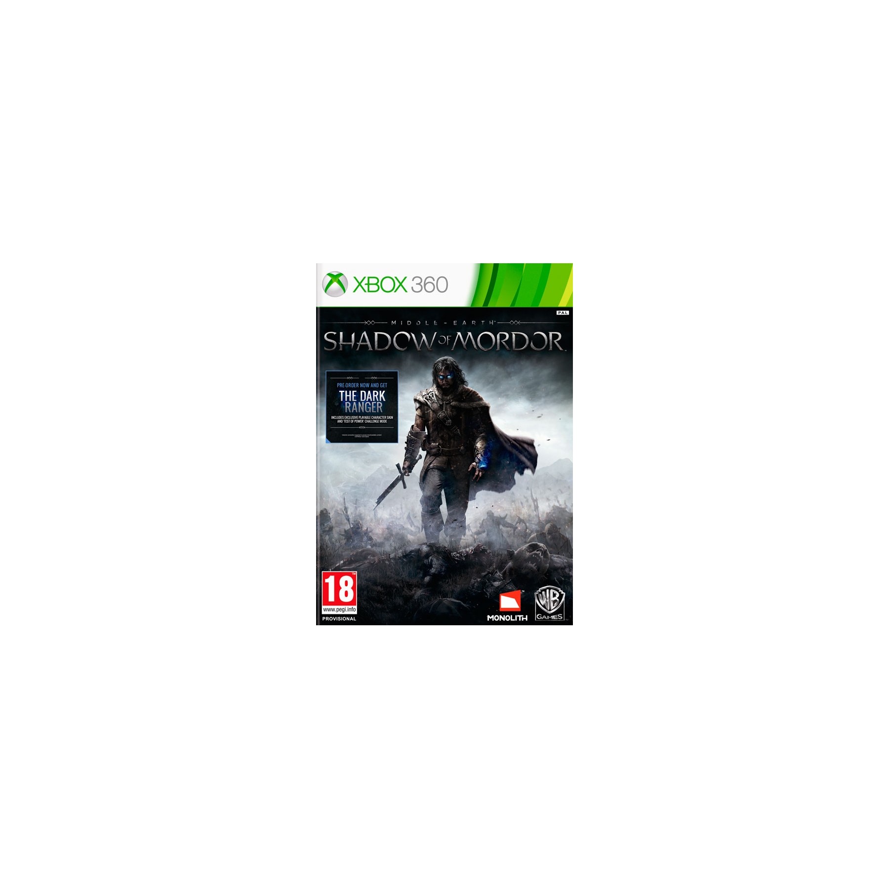 Middle-earth: Shadow of Mordor, Juego para Consola Microsoft XBOX 360