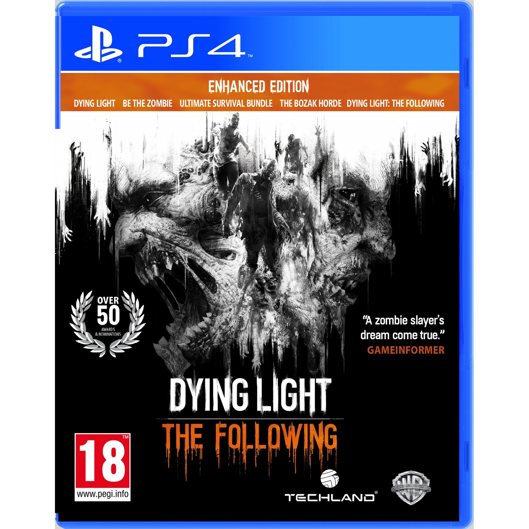 Dying Light: The Following, Enhanced Edition, Juego para Consola Sony PlayStation 4 , PS4