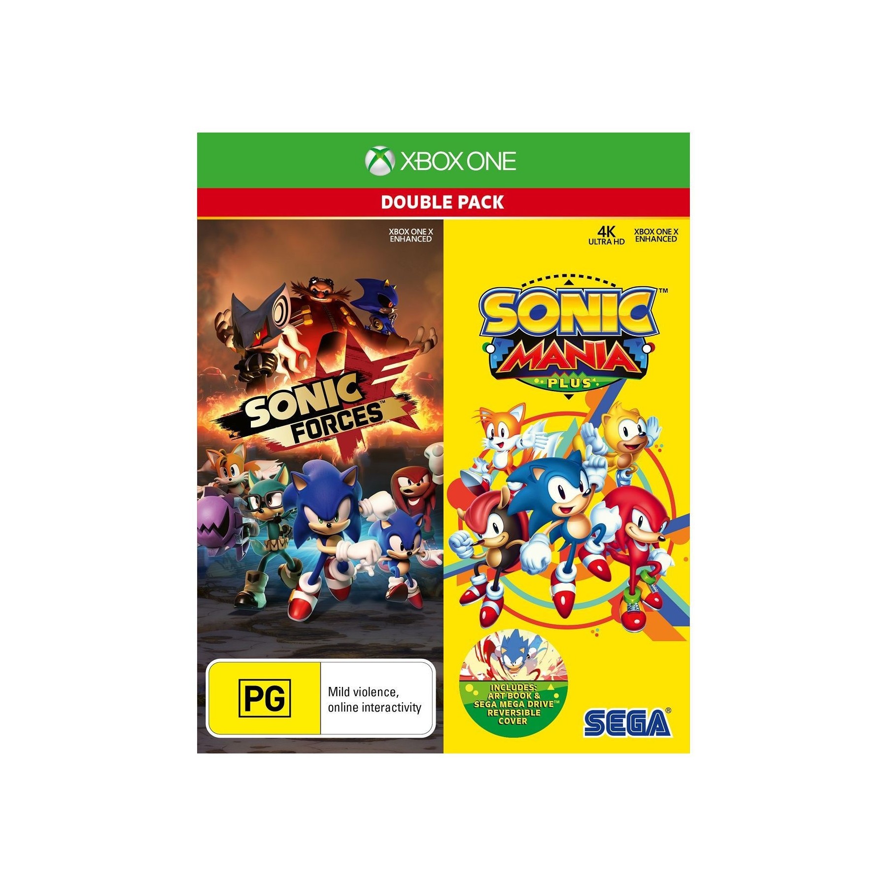 Sonic Mania Plus and Sonic Forces Double Pack, Juego para Consola Microsoft XBOX One