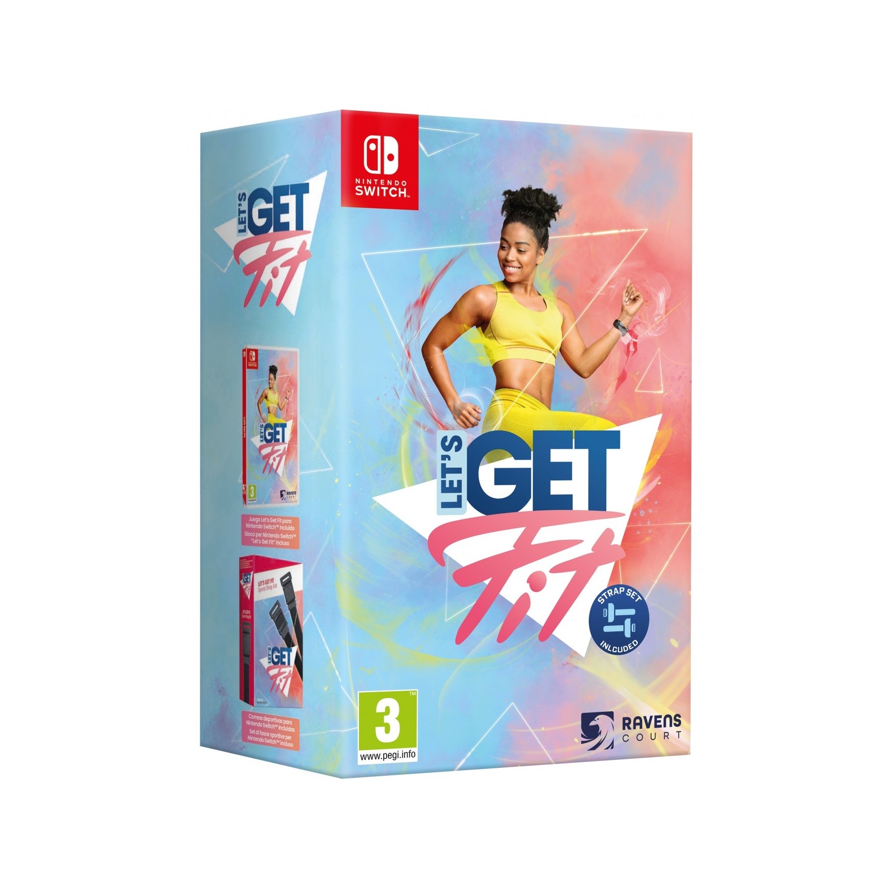 Let's Get Fit Includes Joy Con Straps, Juego para Consola Nintendo Switch