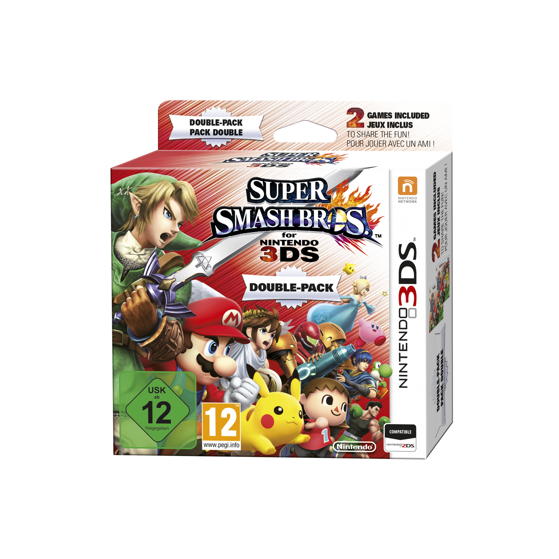 Super Smash Bros. Double Pack, Juego para Consola Nintendo 3DS