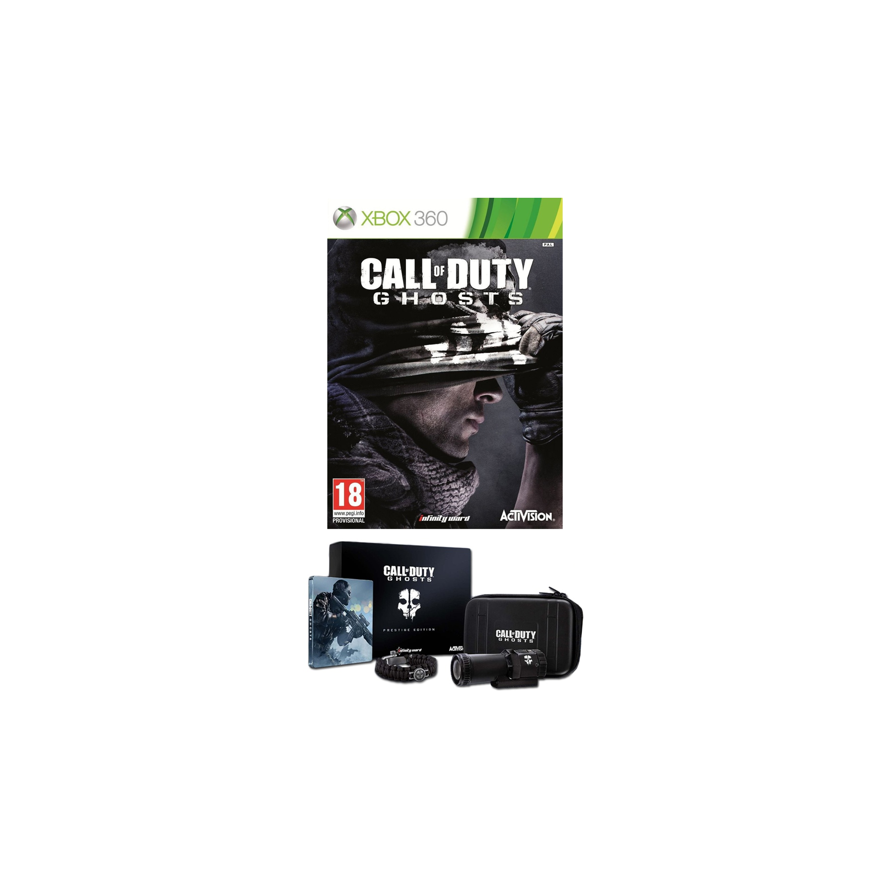 Call of Duty: Ghosts, Prestige Edition, Juego para Consola Microsoft XBOX 360