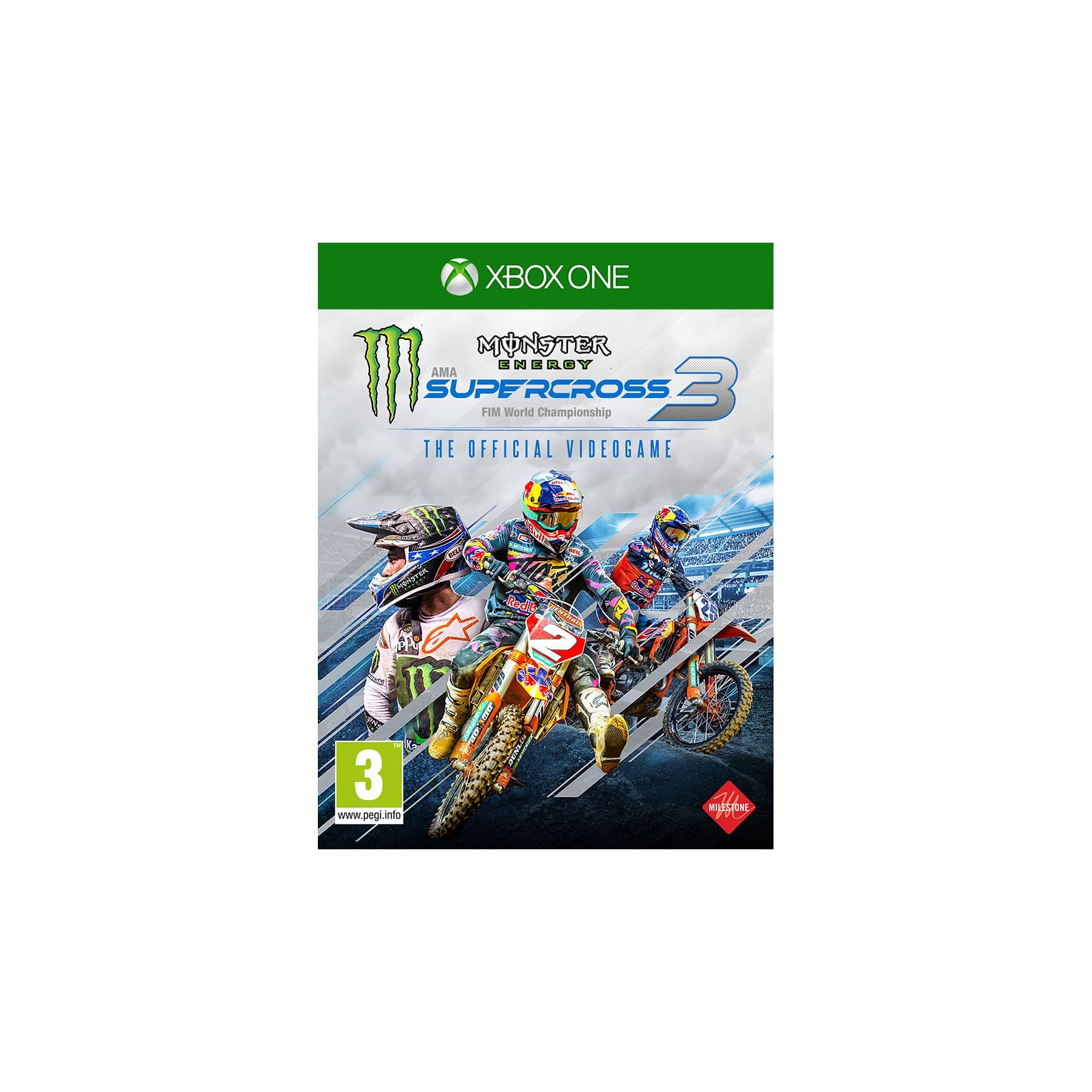 Monster Energy Supercross, The Official Videogame 3, Juego para Consola Microsoft XBOX One